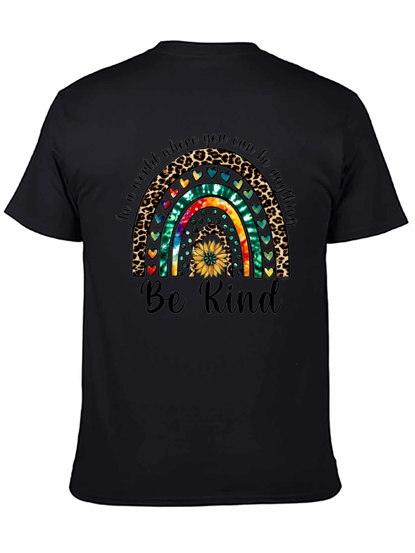 Be Kind Rainbow Graphic Tee