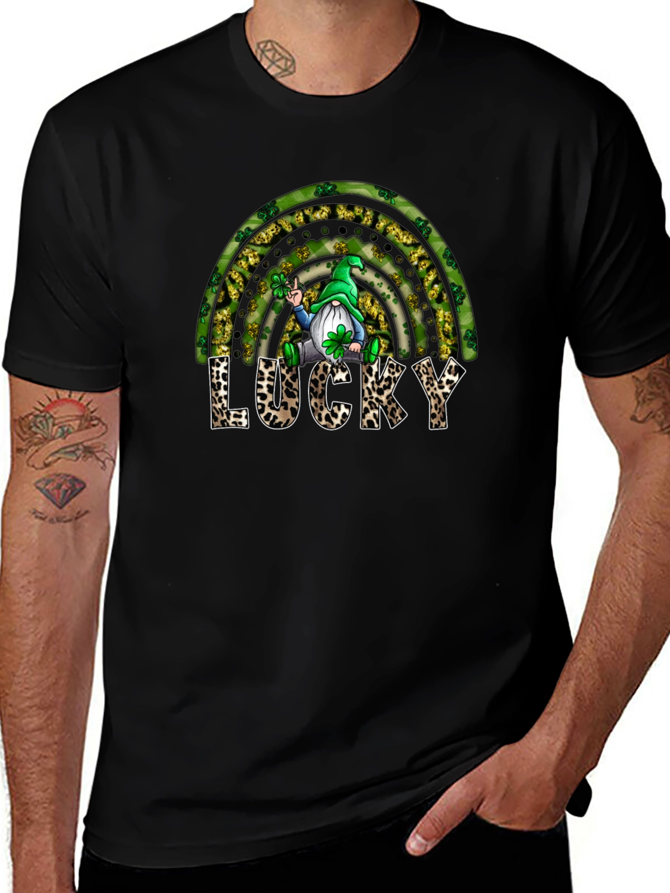 Lucky St. Patricks Day Gnome T-Shirt