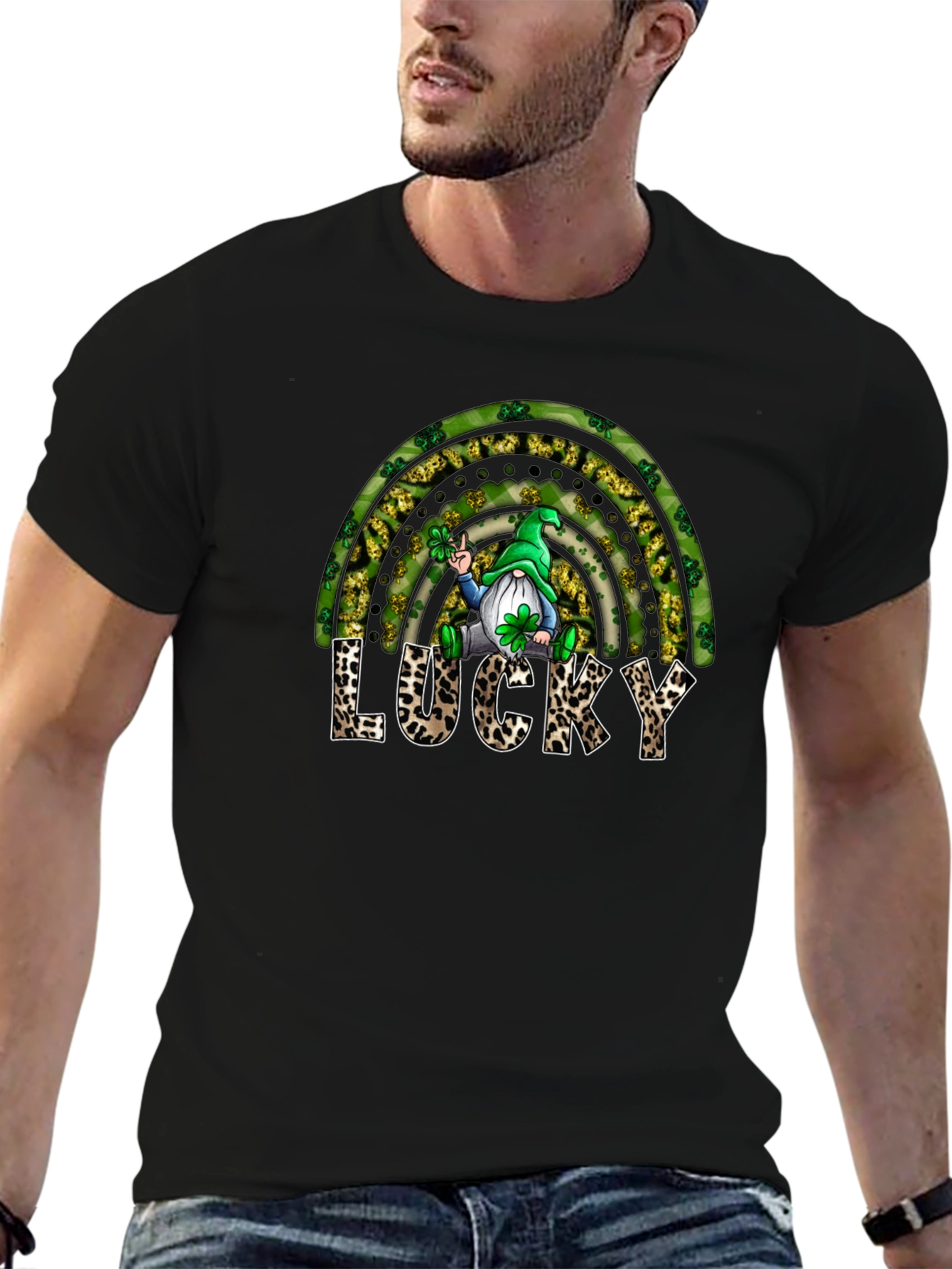 Lucky St. Patricks Day Gnome T-Shirt