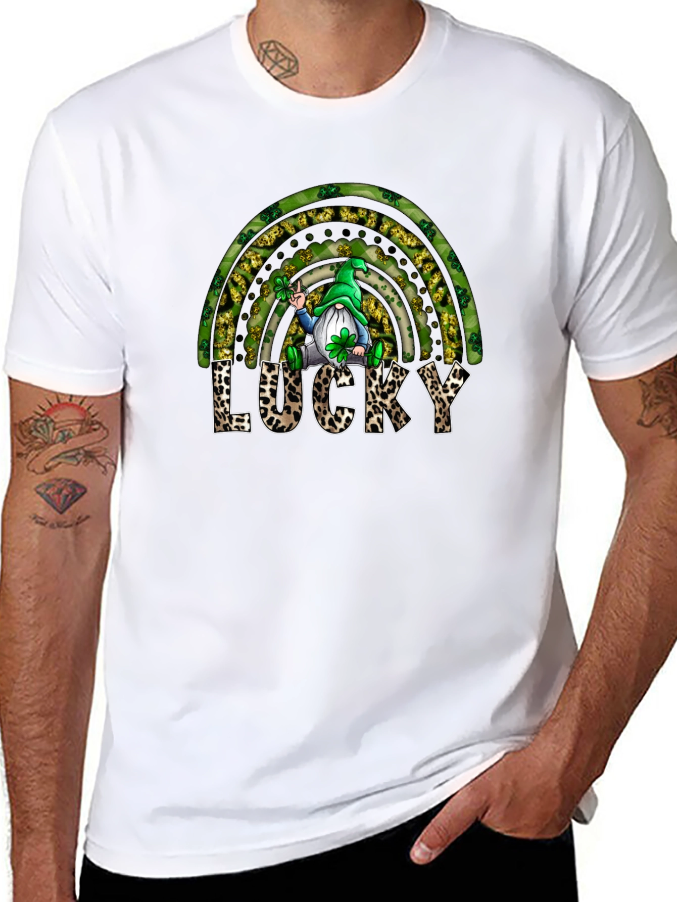 Lucky St. Patricks Day Gnome T-Shirt
