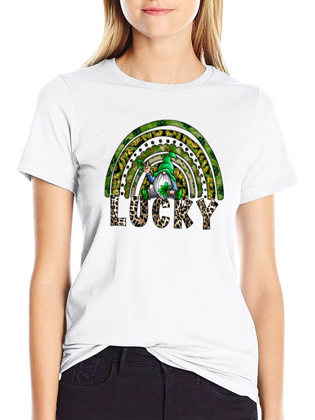 Lucky St. Patricks Day Gnome T-Shirt