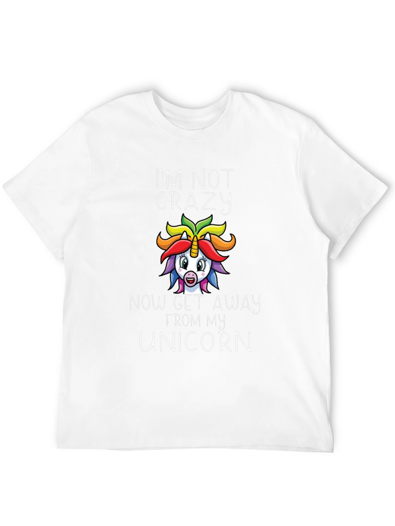 Im Not Crazy Unicorn Graphic T-Shirt