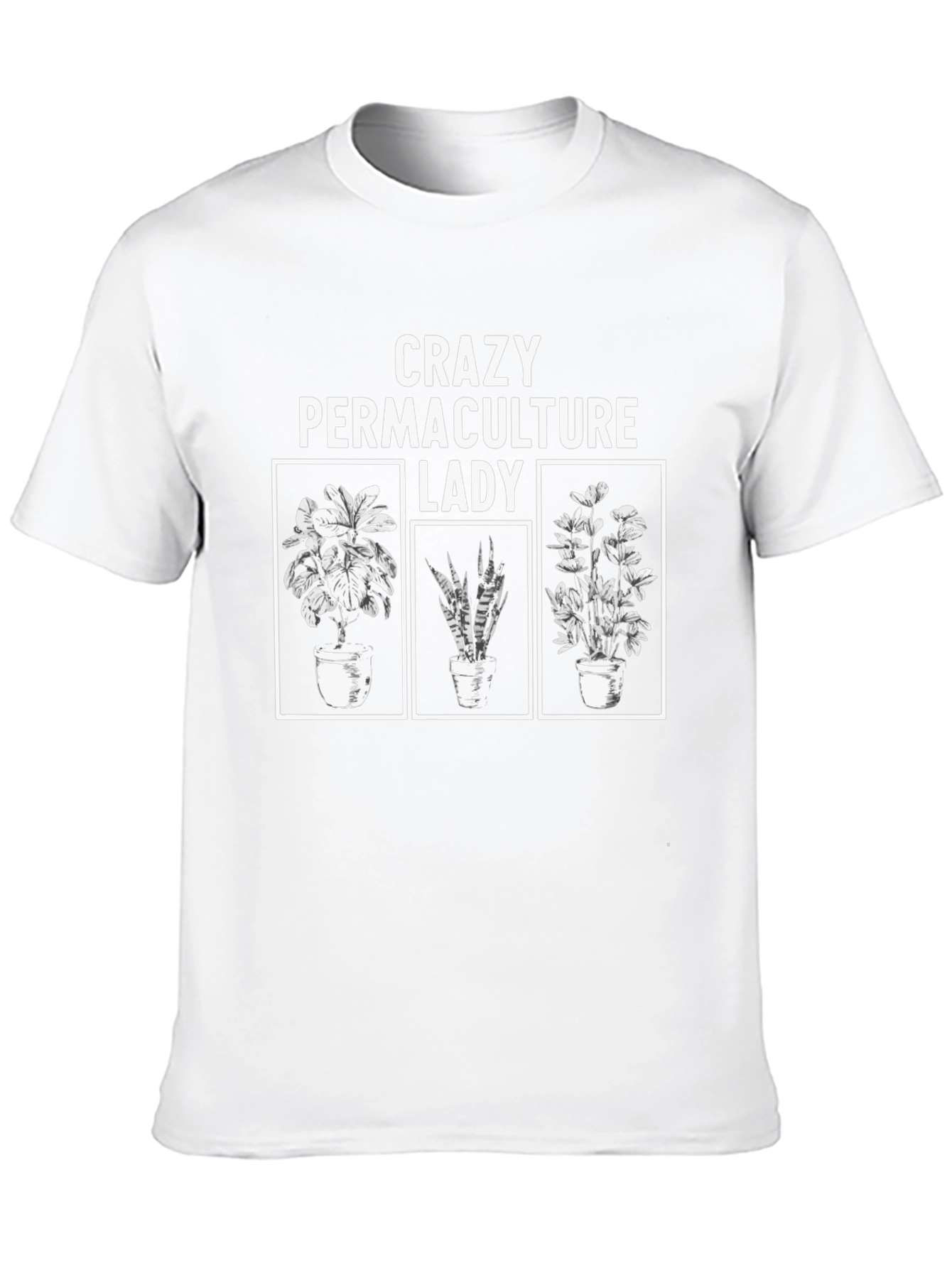 Crazy Permaculture Lady Graphic Tee