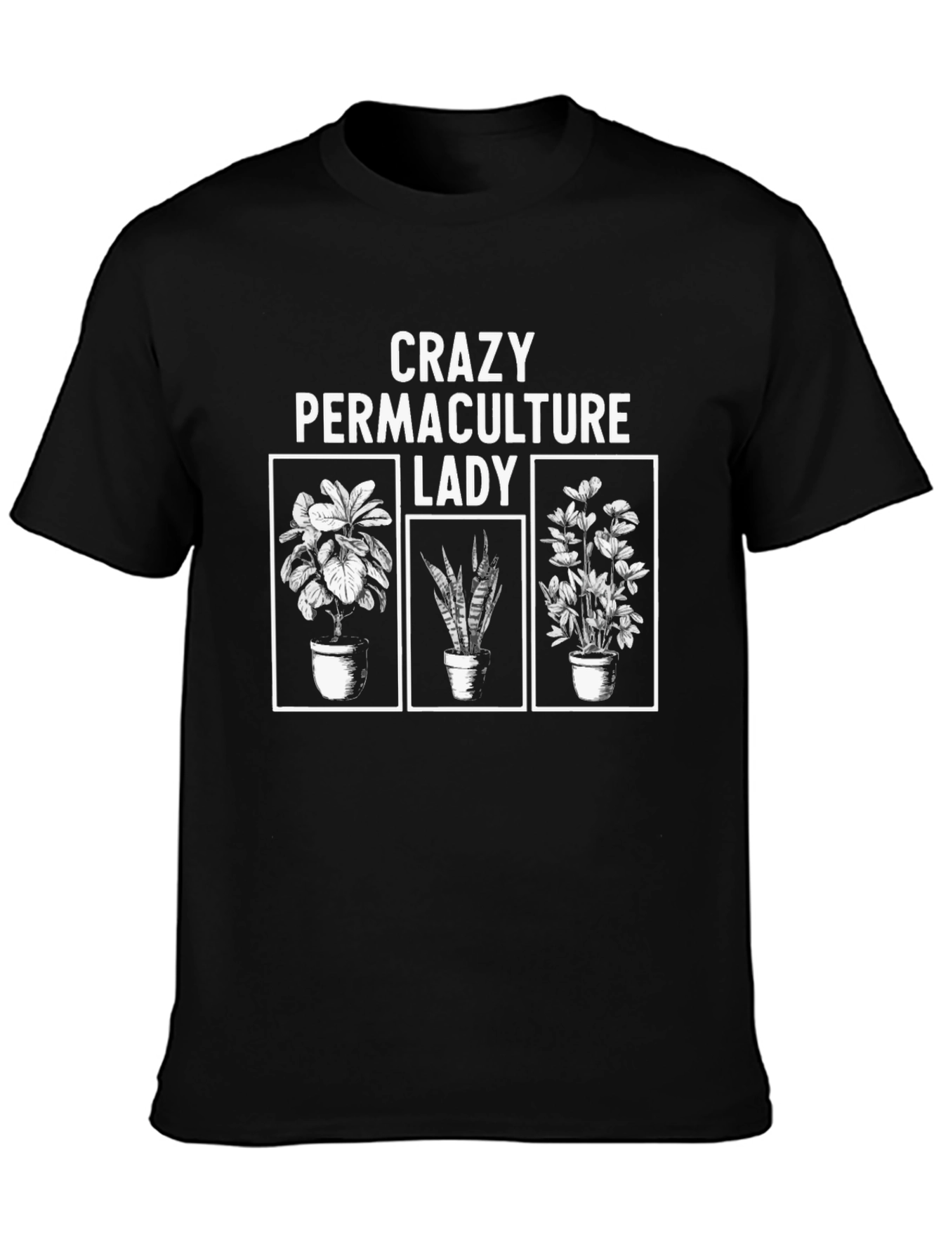 Crazy Permaculture Lady Graphic Tee