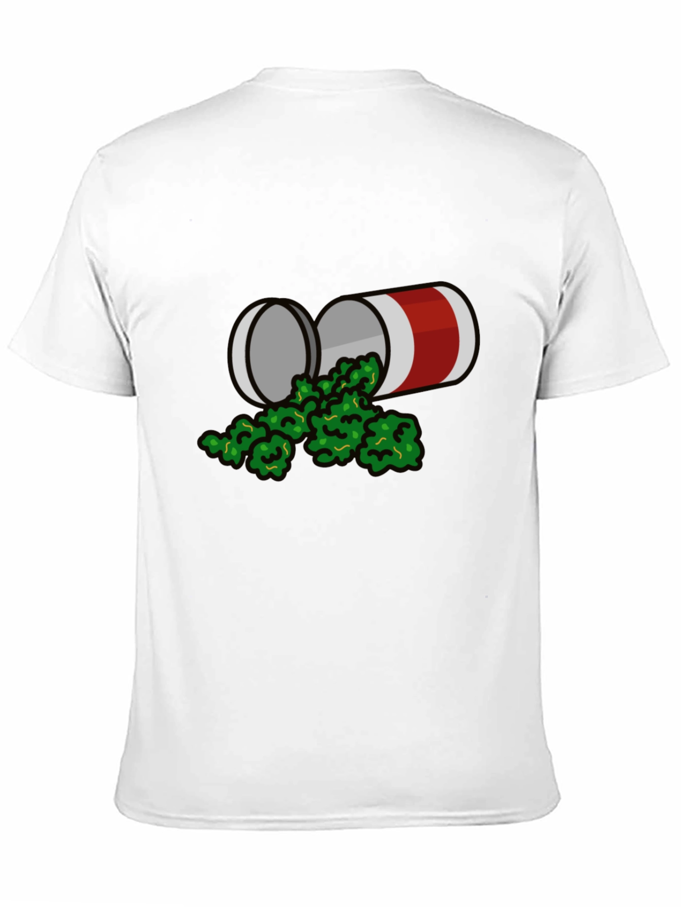 Novelty Graphic T-Shirt - Weed Can