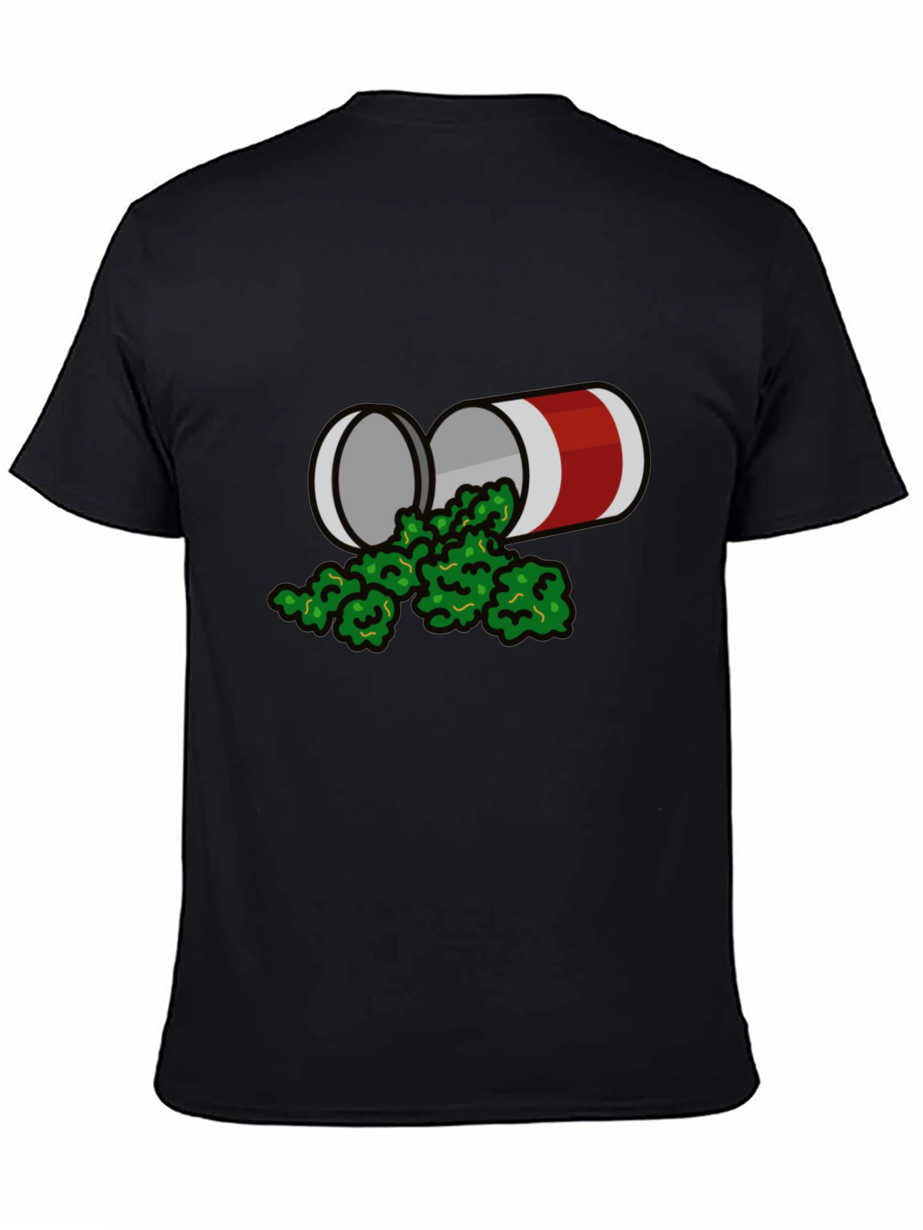 Novelty Graphic T-Shirt - Weed Can