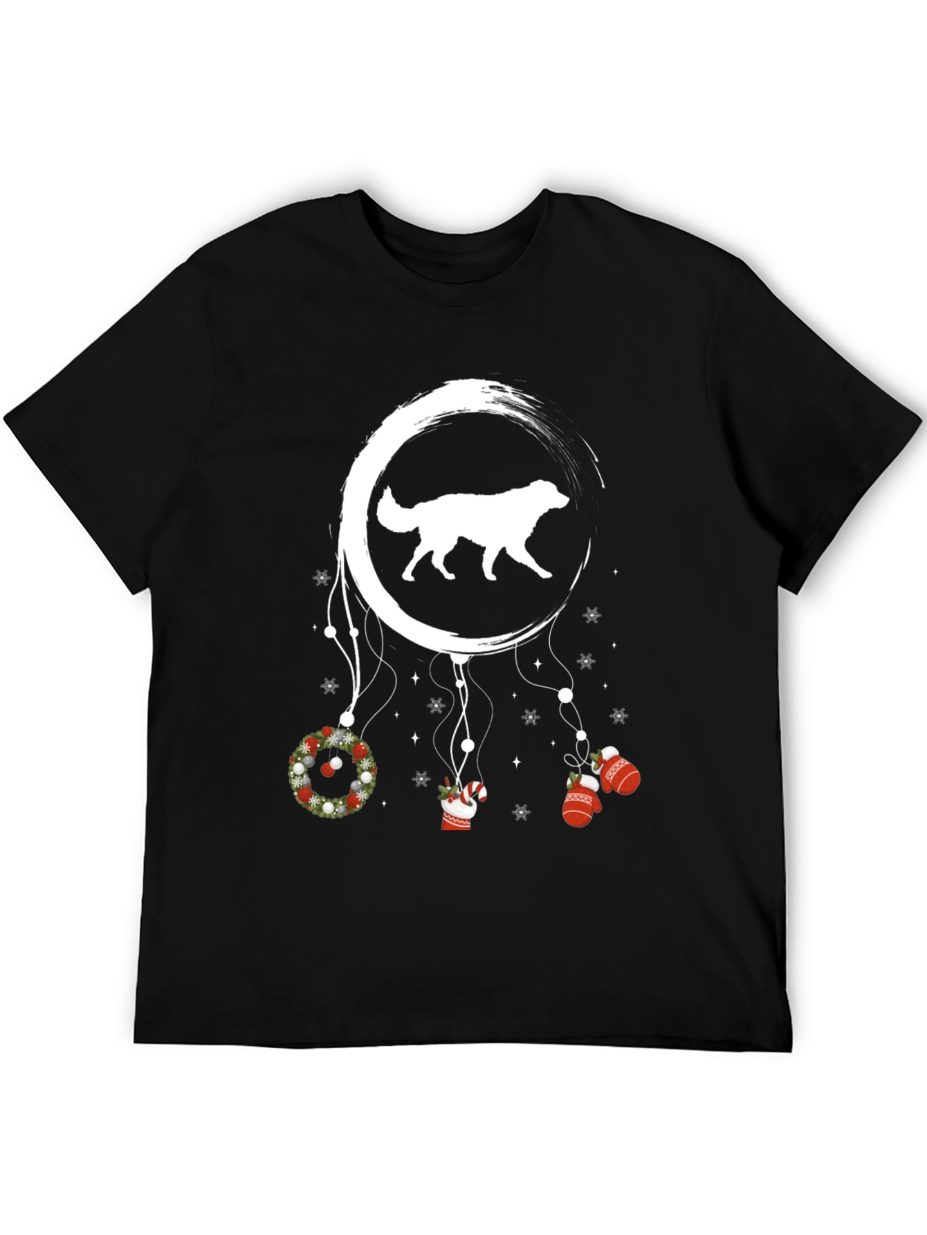 Dog Christmas Dreamcatcher Graphic Tee