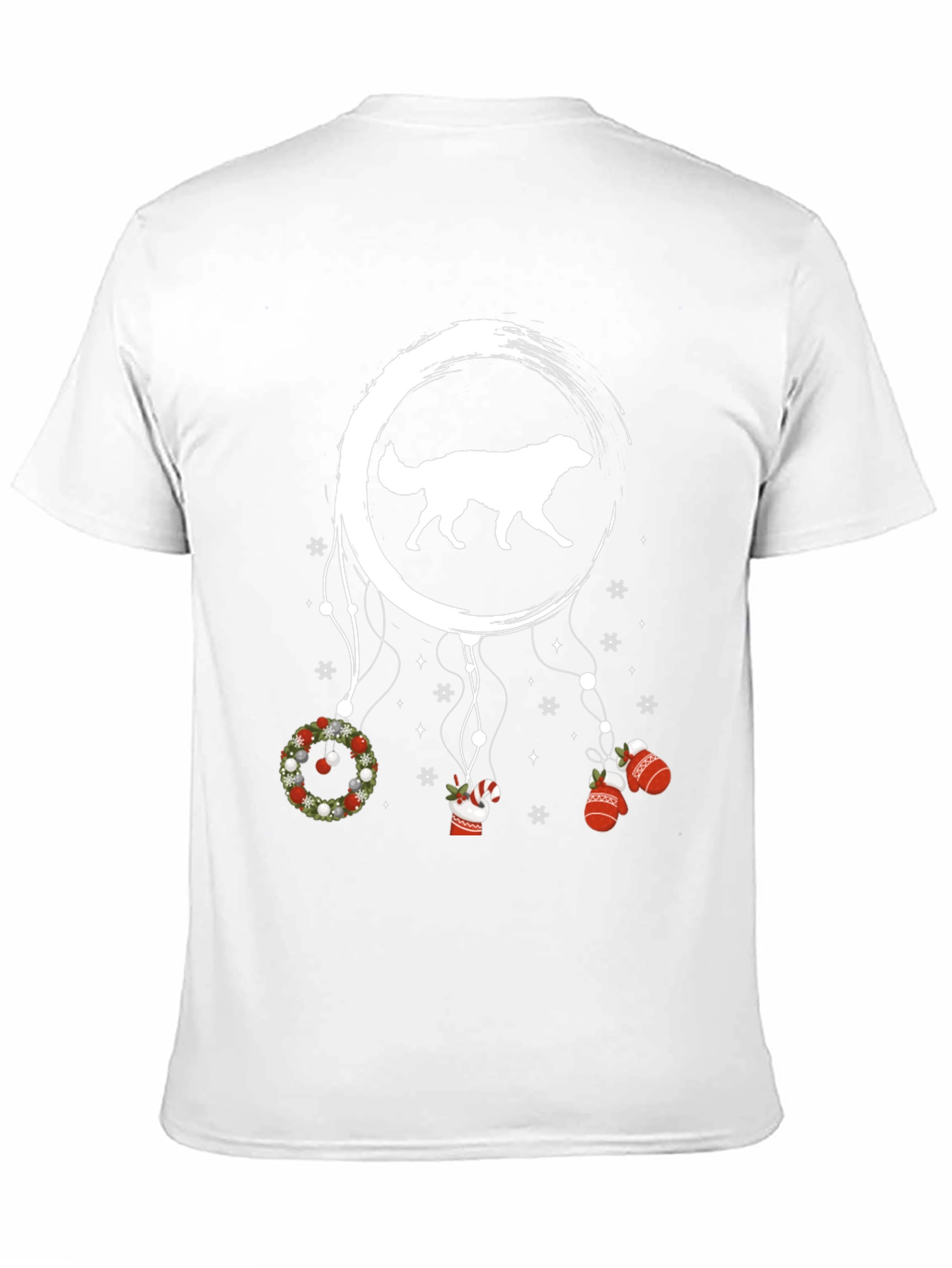Dog Christmas Dreamcatcher Graphic Tee