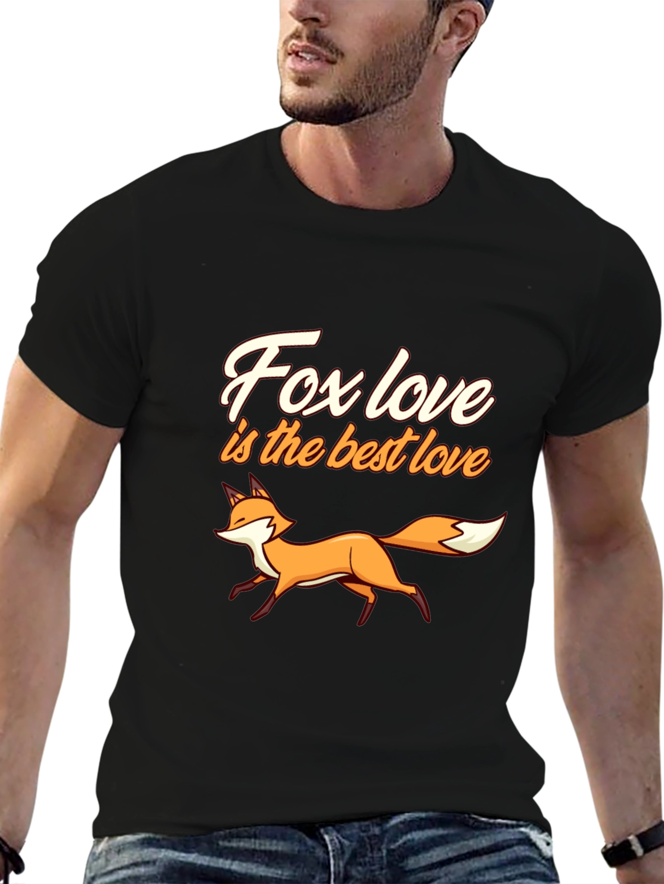 Fox Love T-Shirt - Best Love Graphic Tee