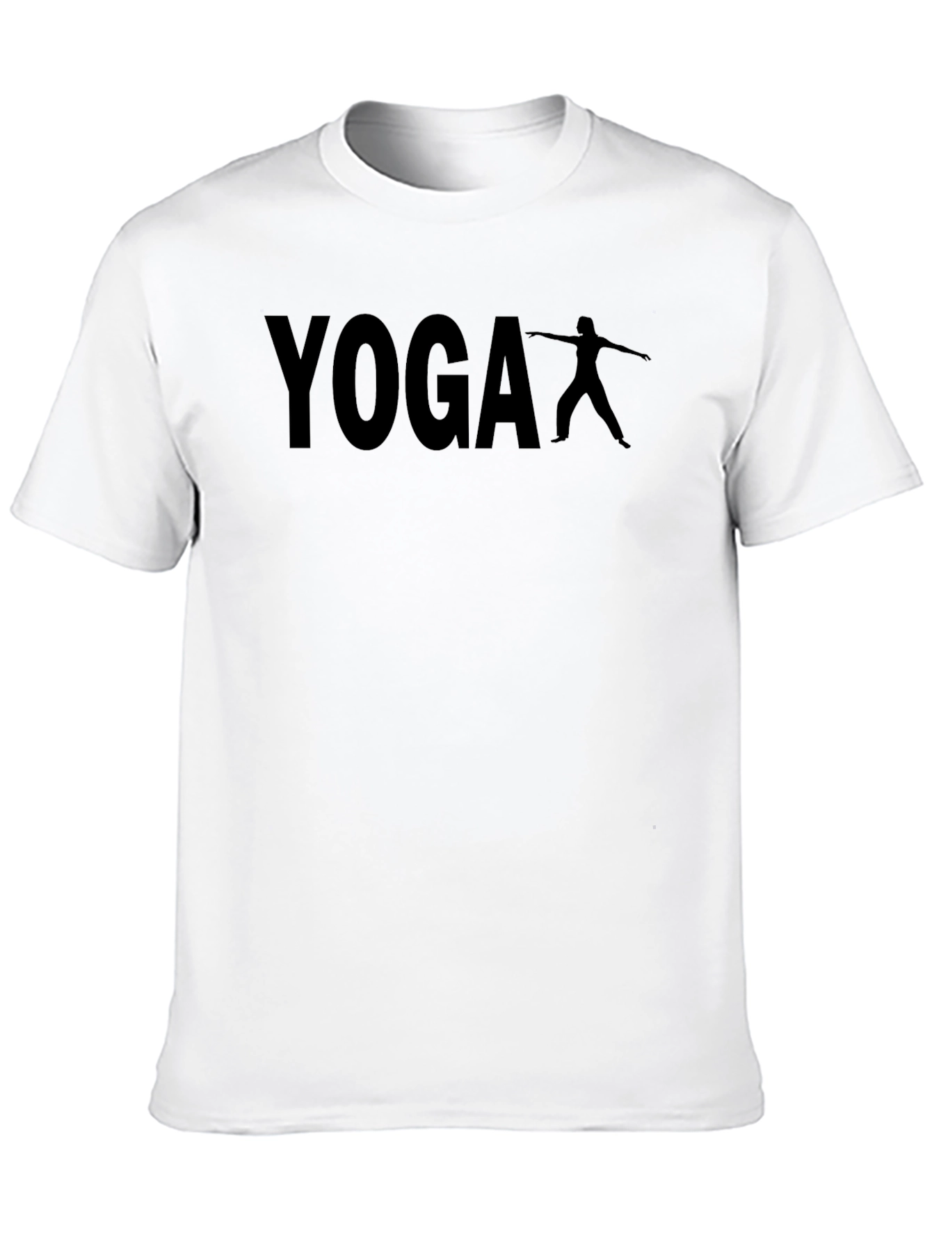 Yoga T-Shirt - Mens Black Graphic Tee
