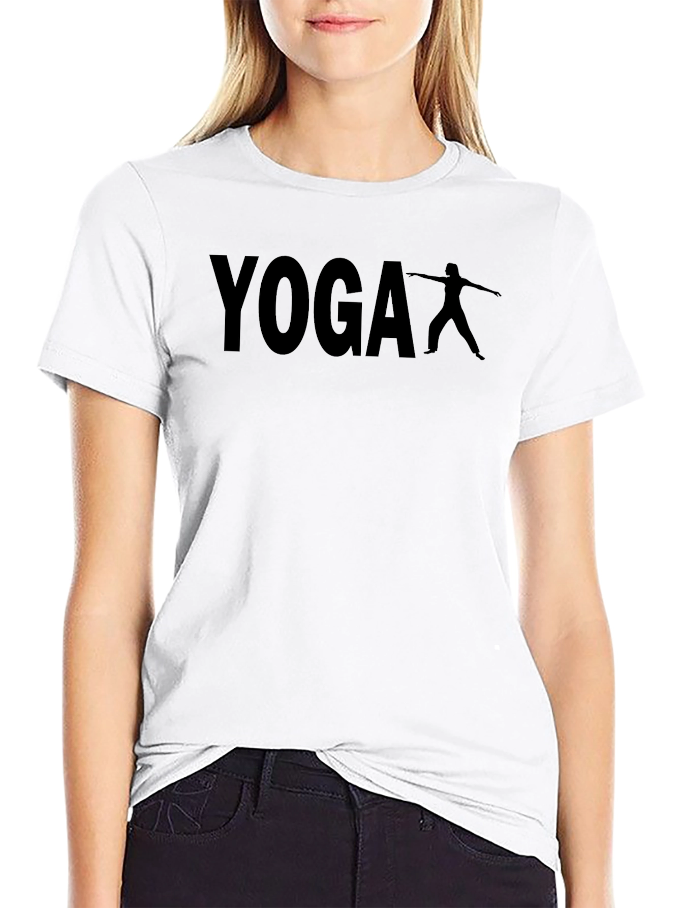 Yoga T-Shirt - Mens Black Graphic Tee