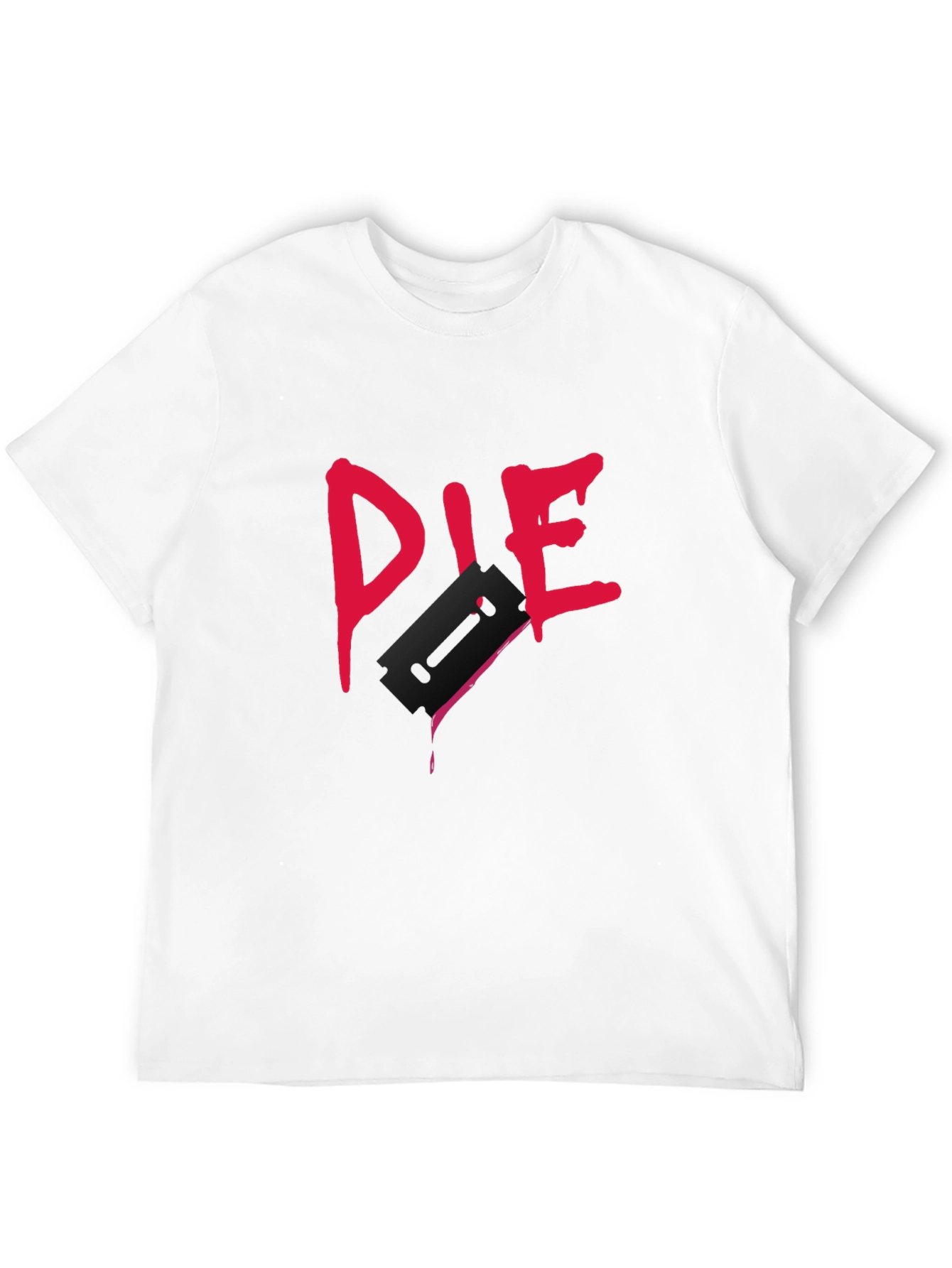 Edgy Die Graphic Tee - Dark Humor Fashion