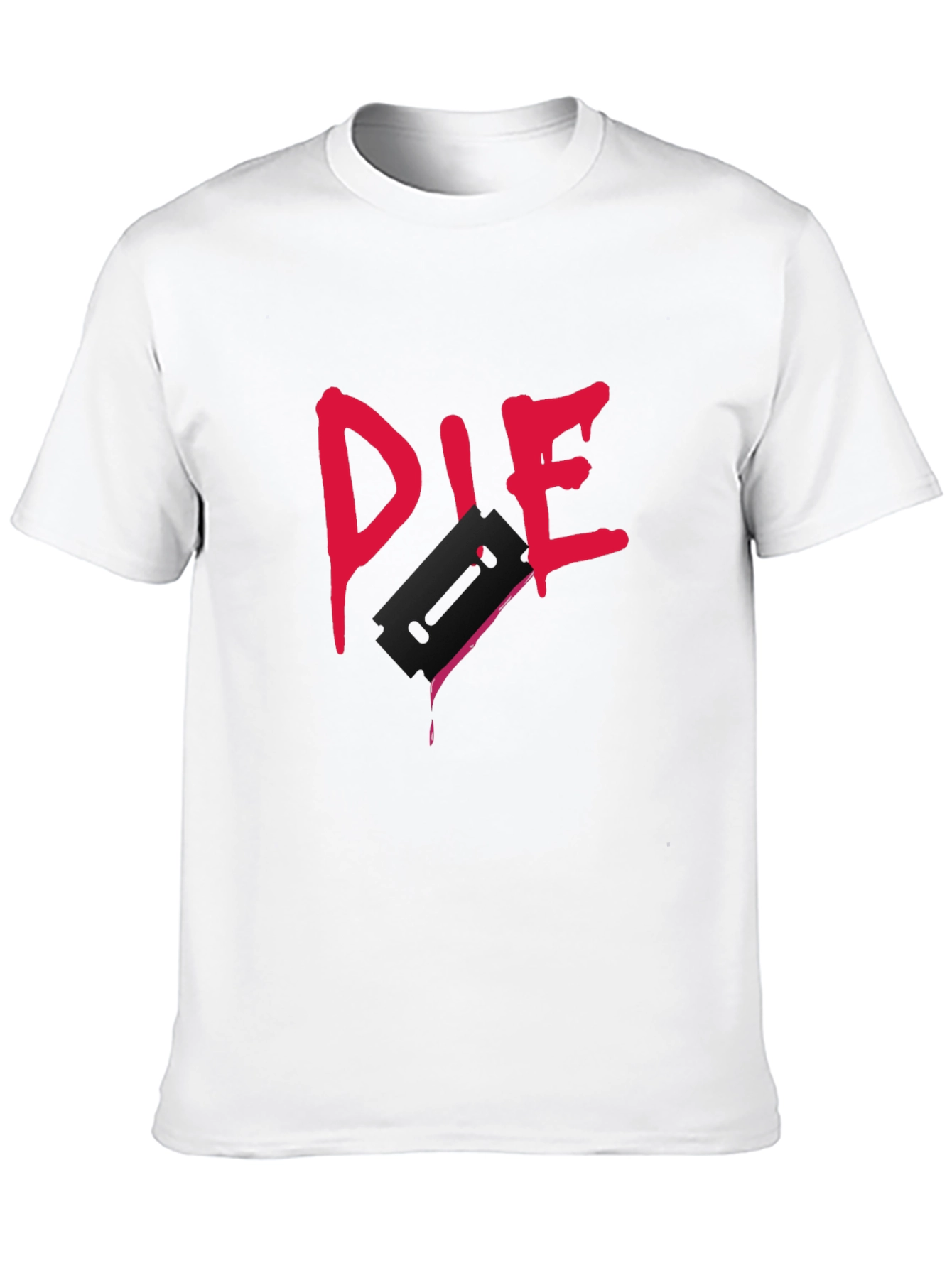 Edgy Die Graphic Tee - Dark Humor Fashion
