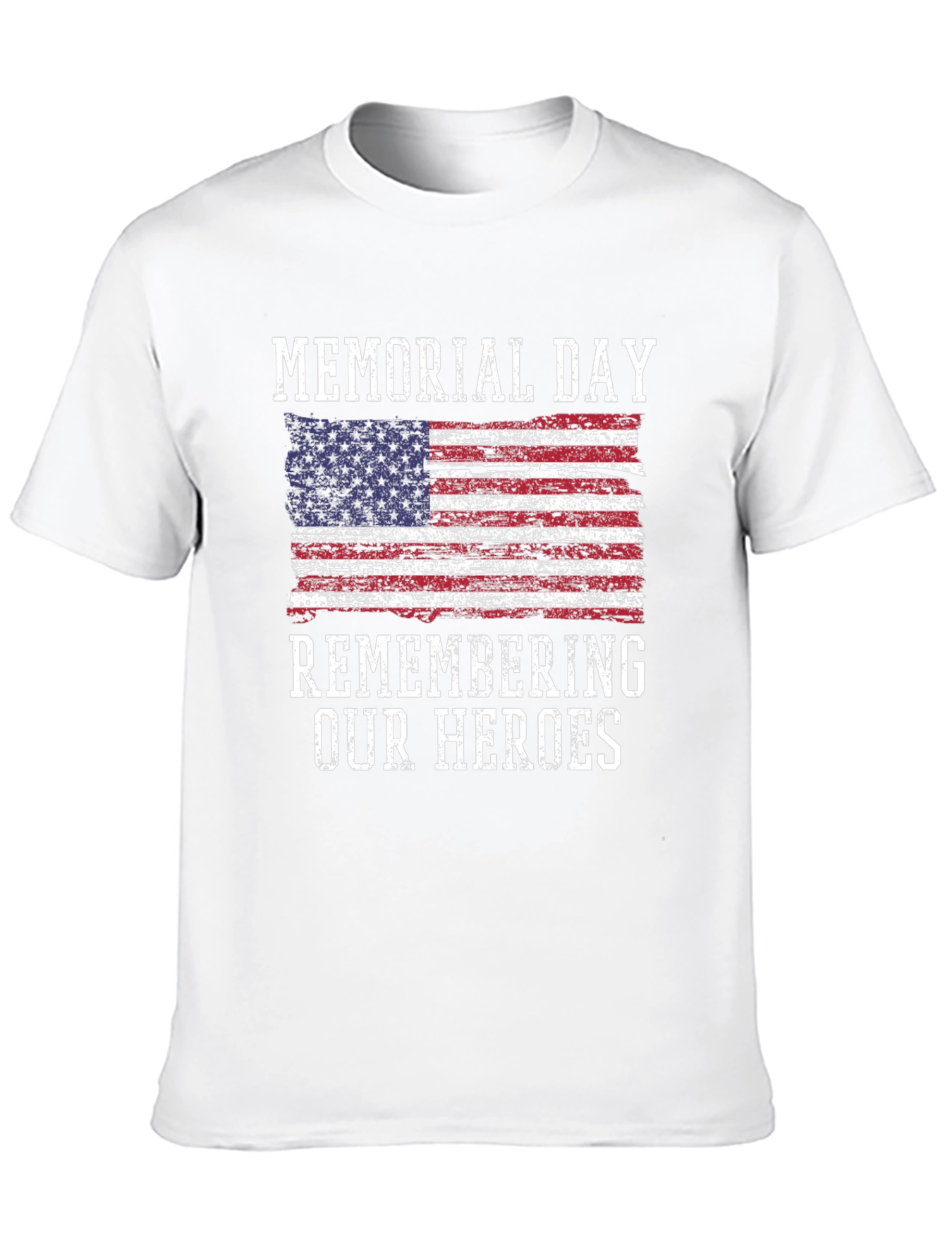 Memorial Day Remember Our Heroes Graphic Tee