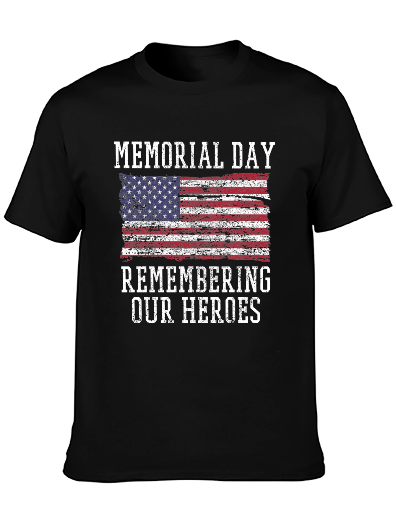 Memorial Day Remember Our Heroes Graphic Tee