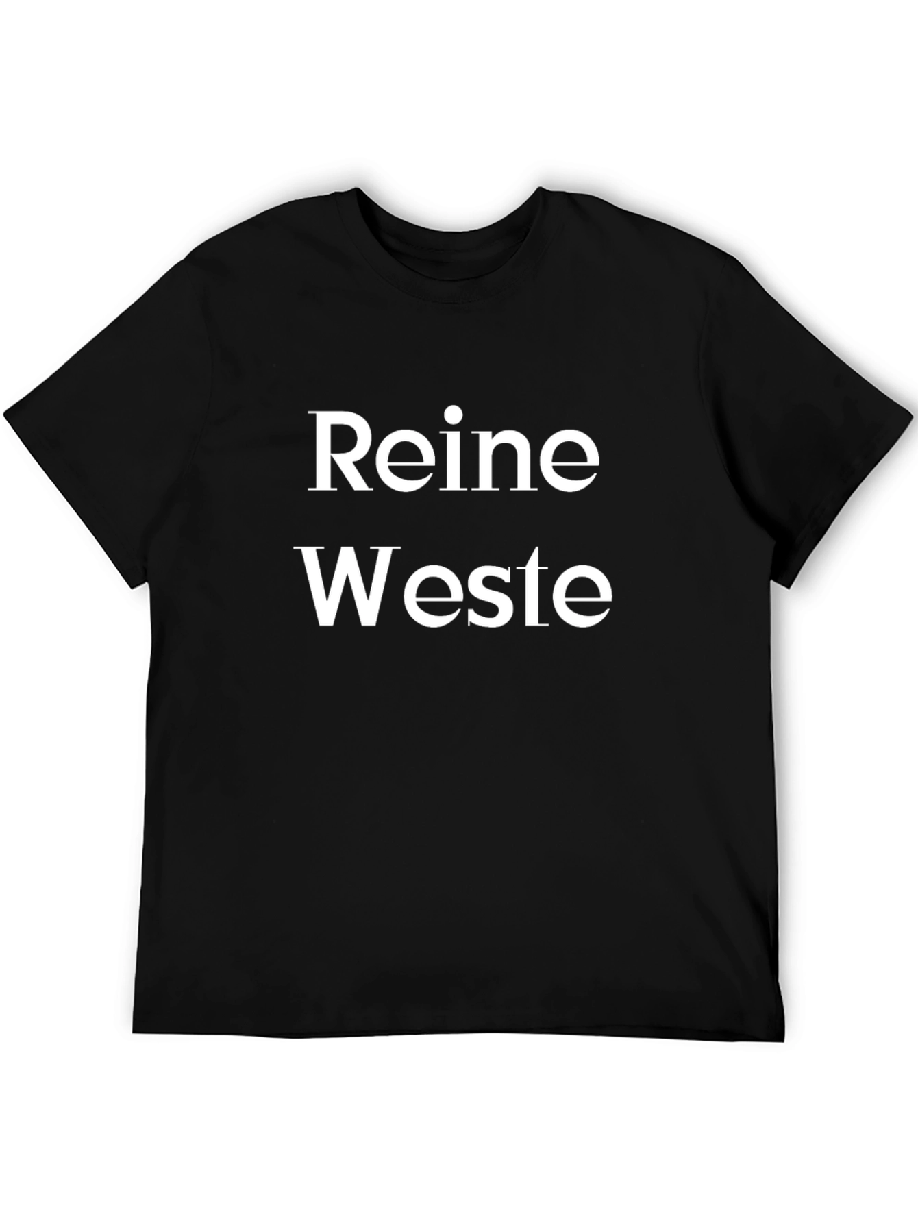 Reine Weste T-Shirt Black Graphic Tee