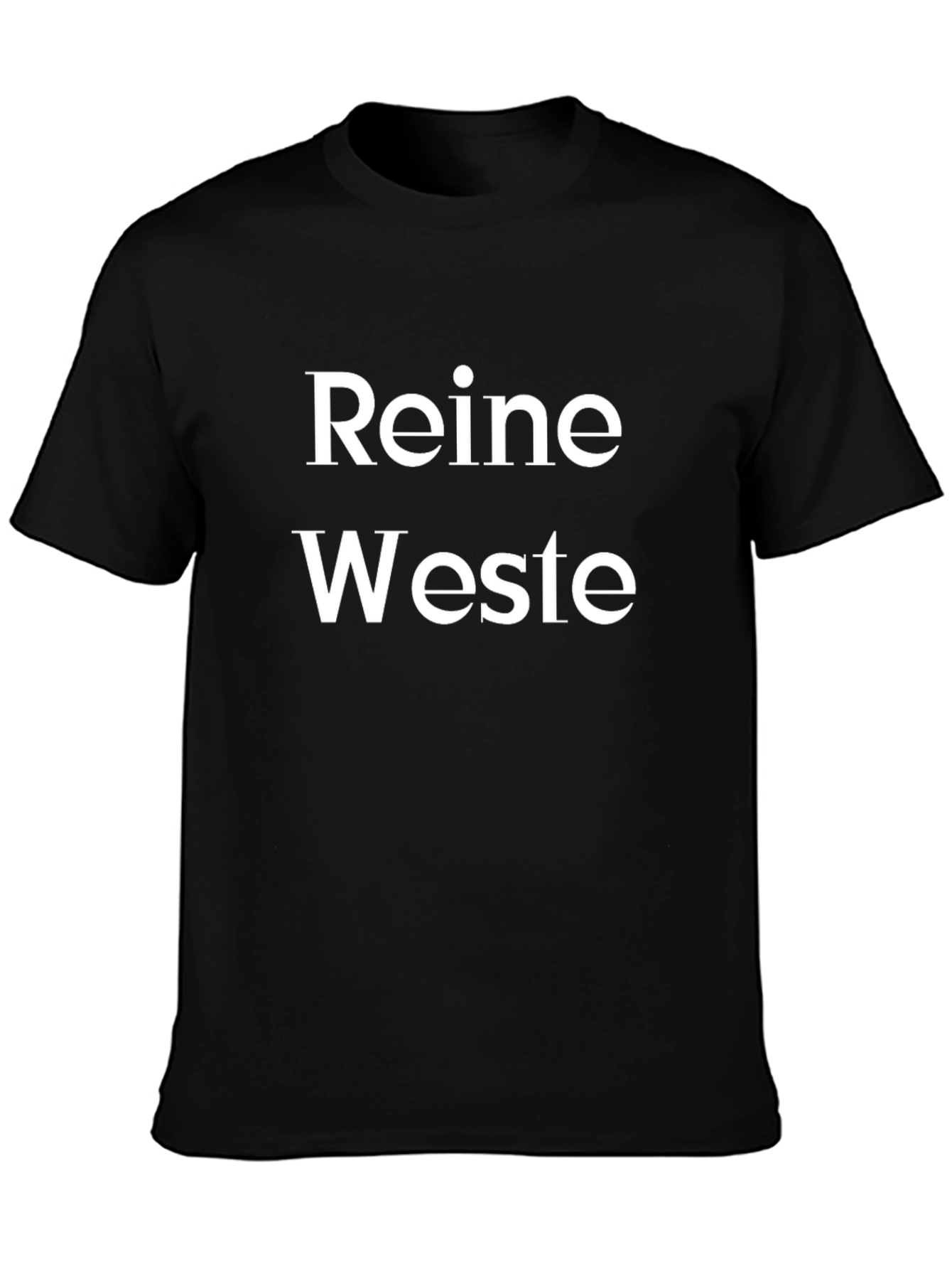 Reine Weste T-Shirt Black Graphic Tee