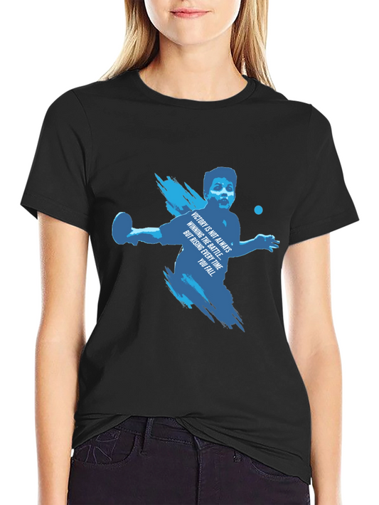 Motivational Table Tennis Graphic Tee