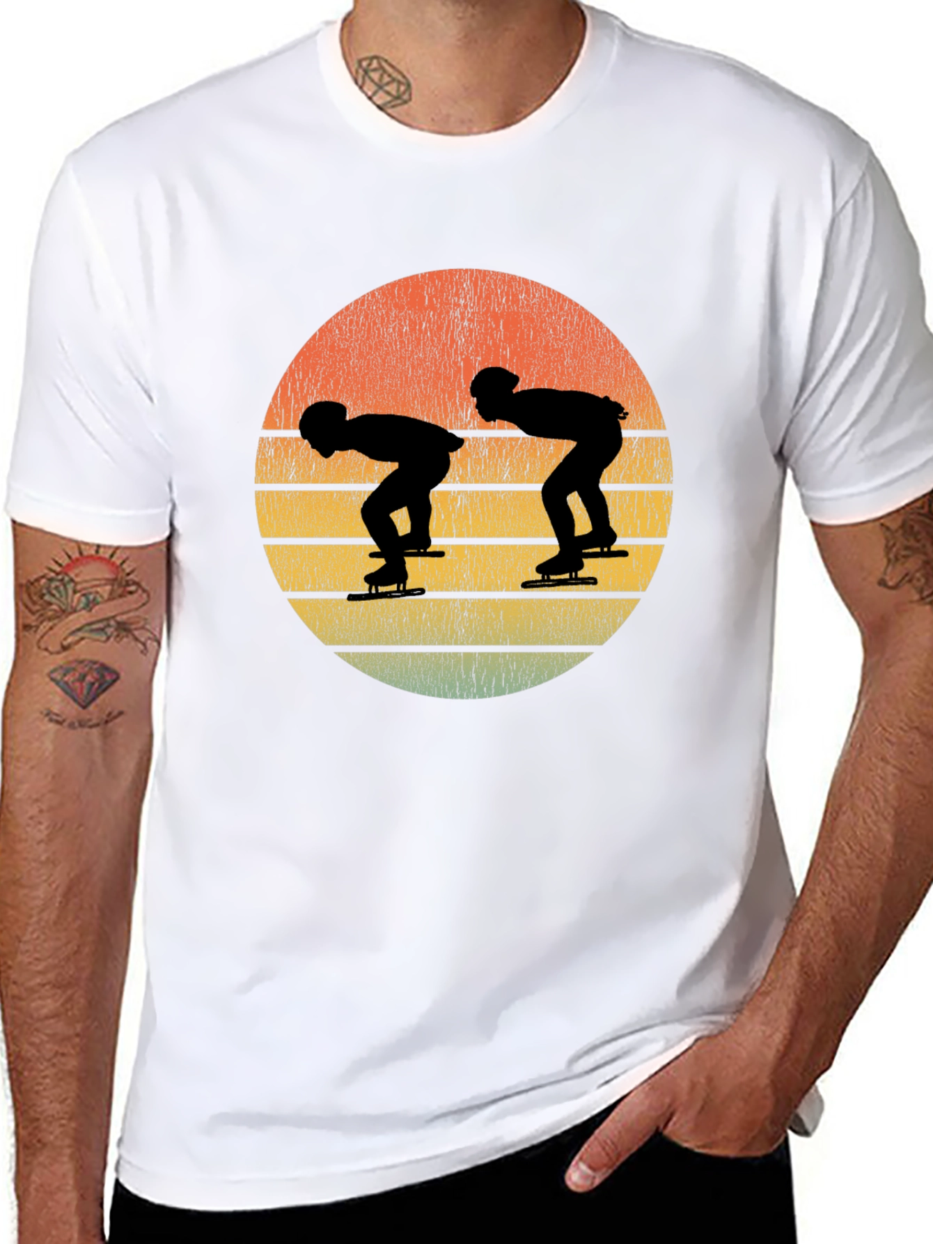 Retro Speed Skater T-Shirt