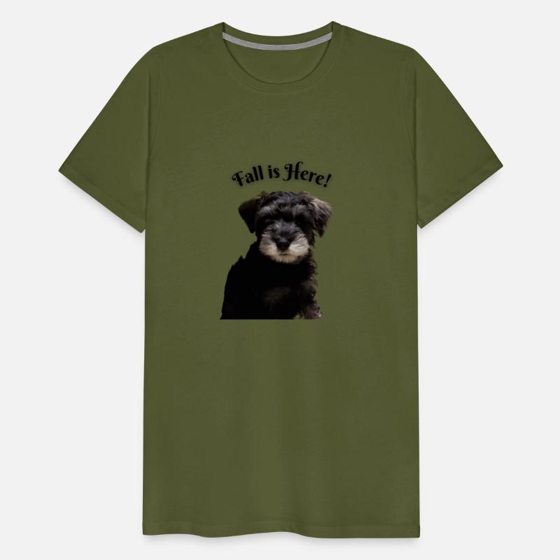 Fall is Here 2022 Mocha Joy Brown Mini Schnauzer