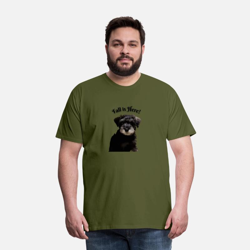 Fall is Here 2022 Mocha Joy Brown Mini Schnauzer