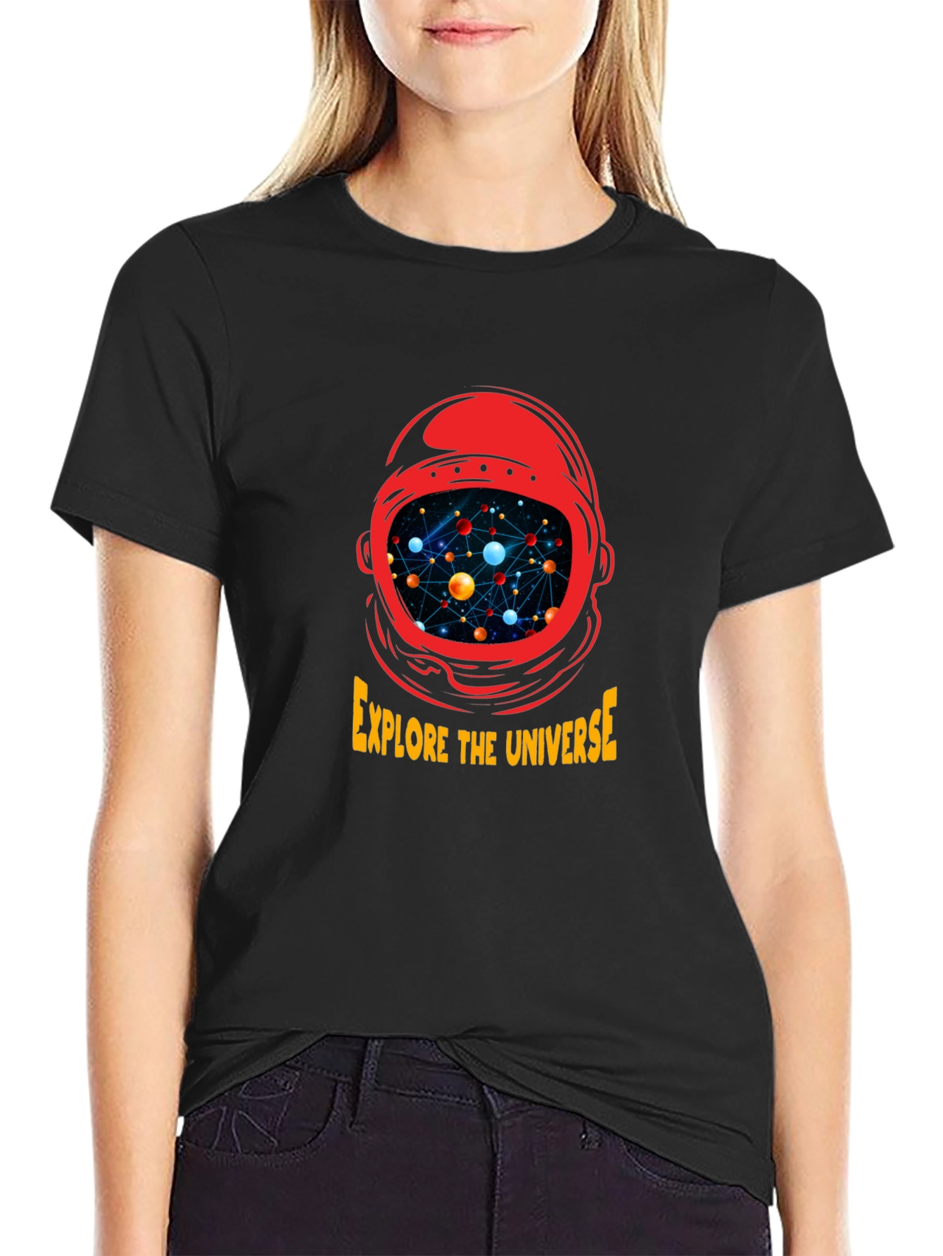 Explore The Universe Black T-Shirt