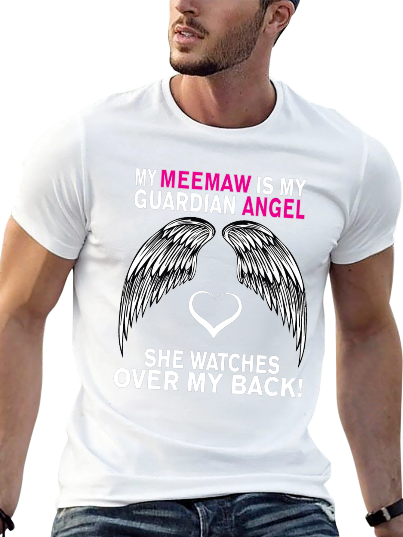 My Meemaw is My Guardian Angel T-Shirt