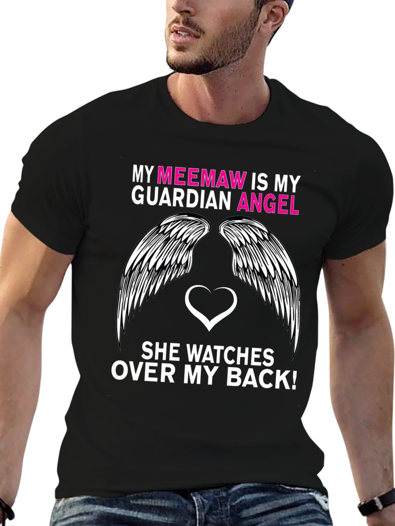 My Meemaw is My Guardian Angel T-Shirt