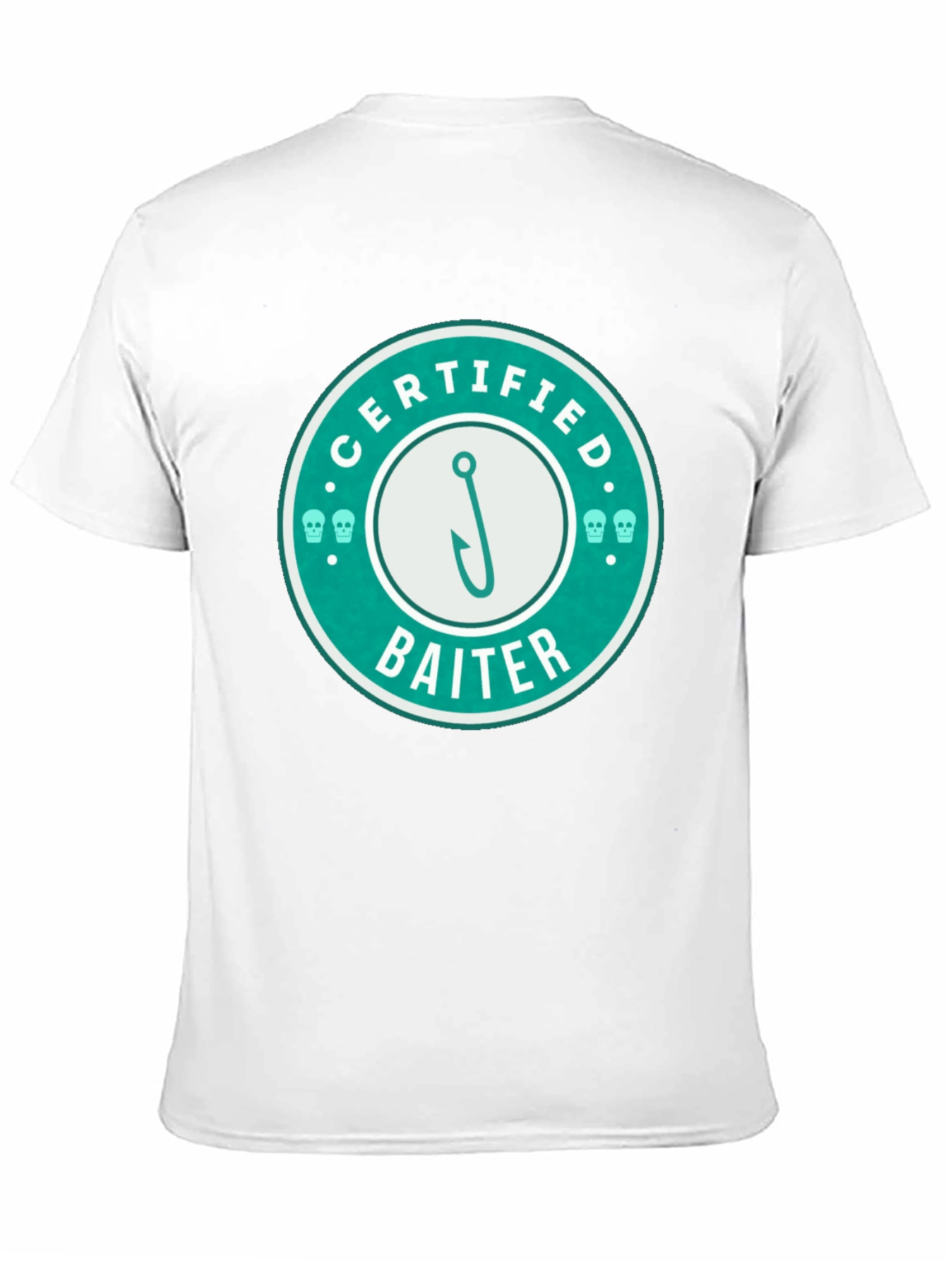 Certified Baiter Graphic Tee - Fishing Humor T-Shirt
