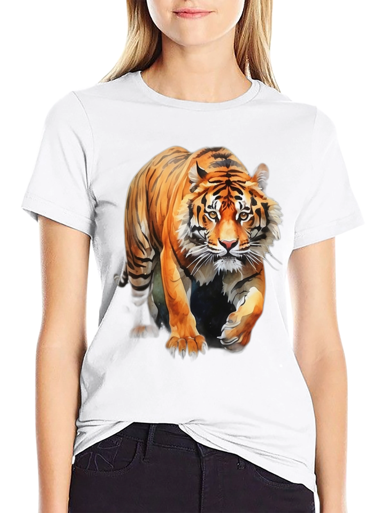 Bold Tiger Graphic Tee - Fierce & Stylish