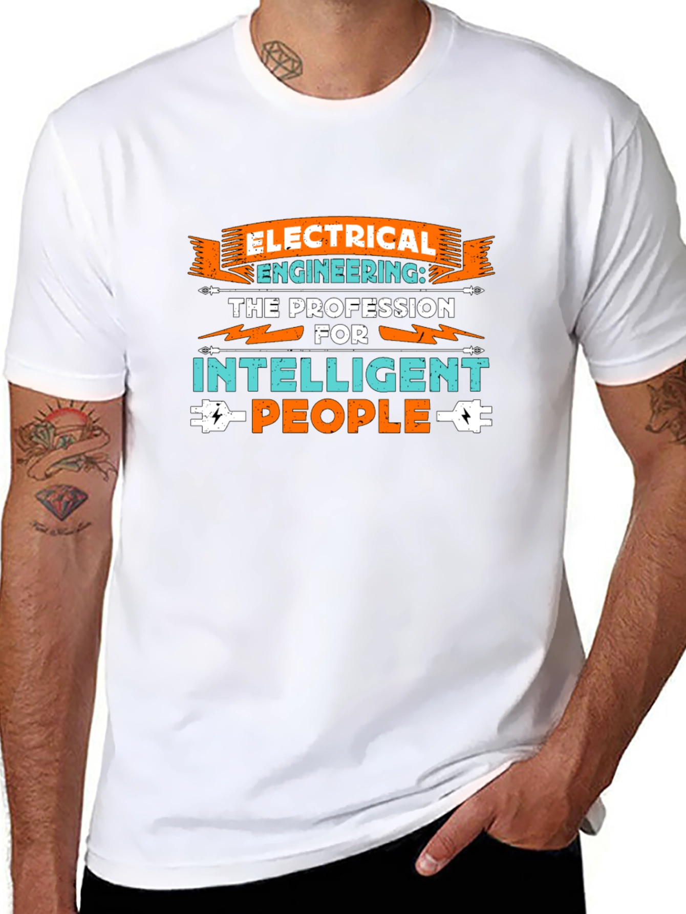 Electrical Engineer Gift T-Shirt - Intelligent People Tee