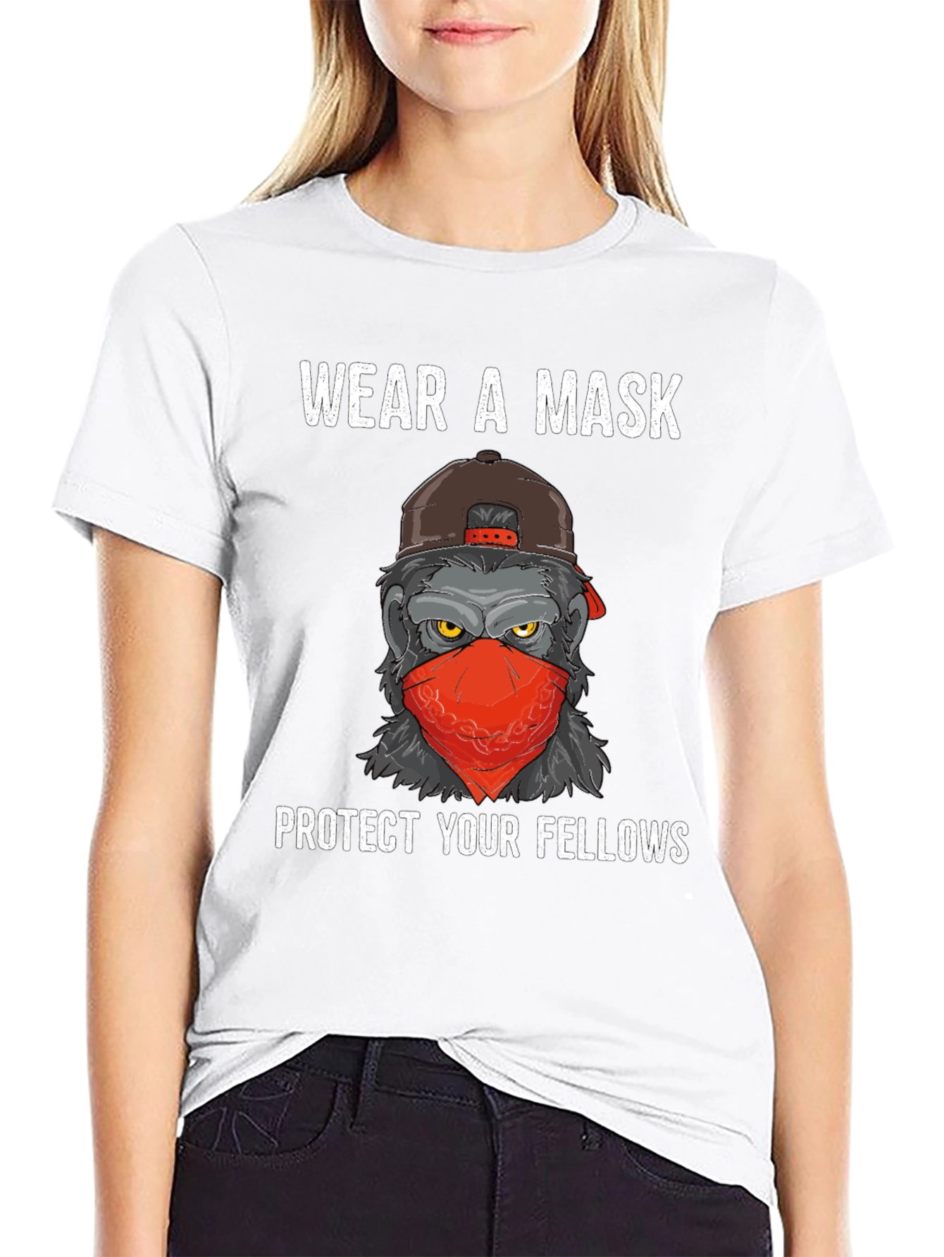 Wear a Mask Gorilla Graphic Tee