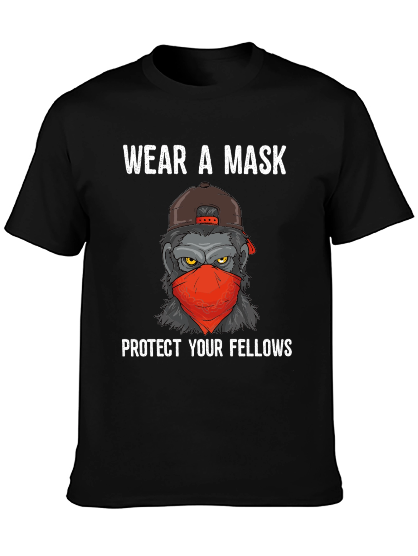 Wear a Mask Gorilla Graphic Tee