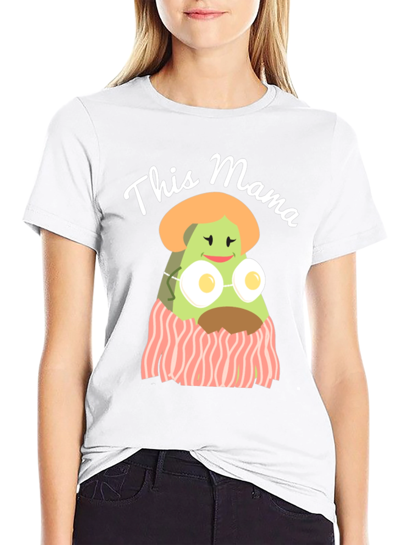 This Mama T-Shirt Avocado Bacon Funny Mothers Day