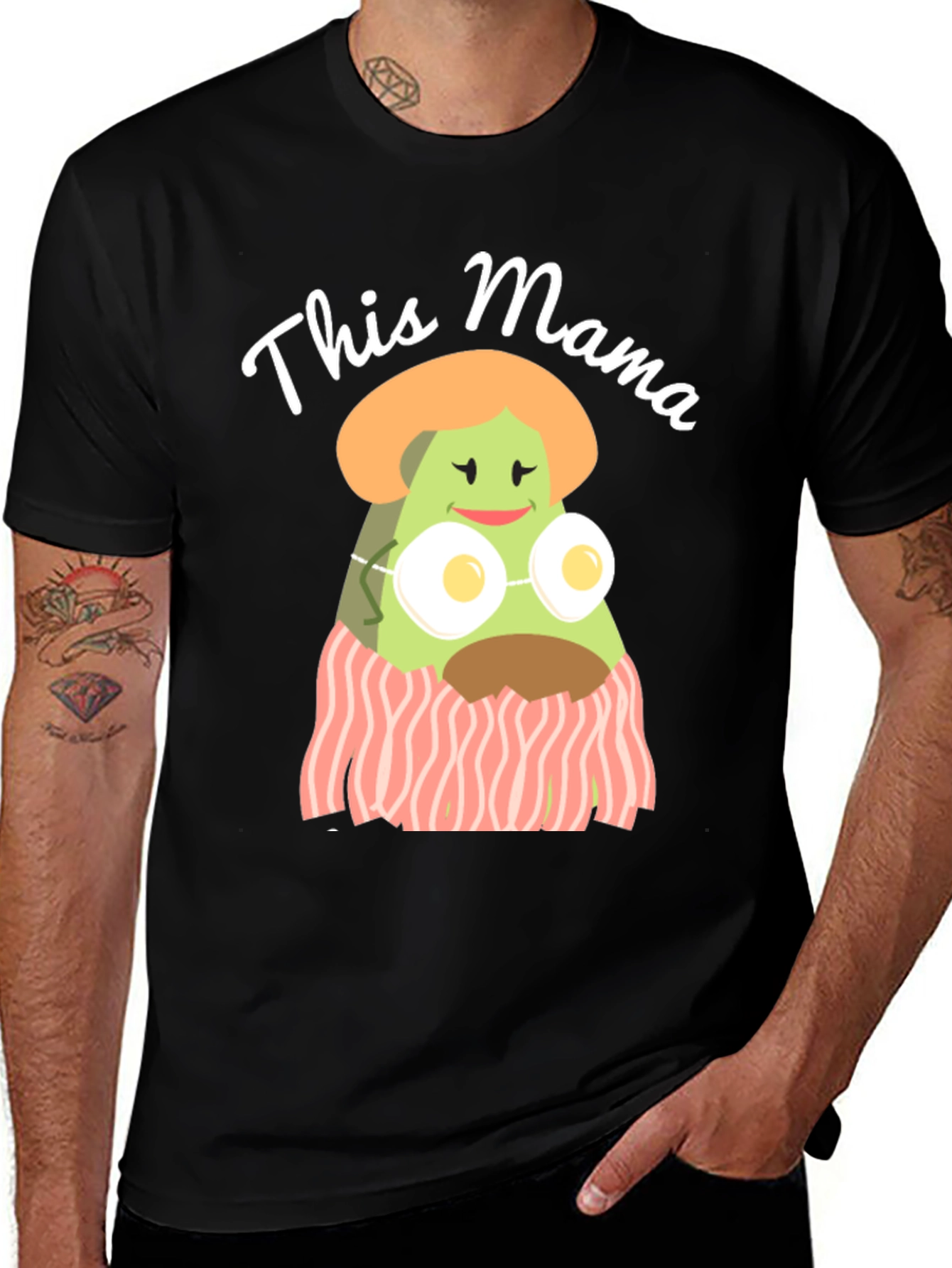 This Mama T-Shirt Avocado Bacon Funny Mothers Day