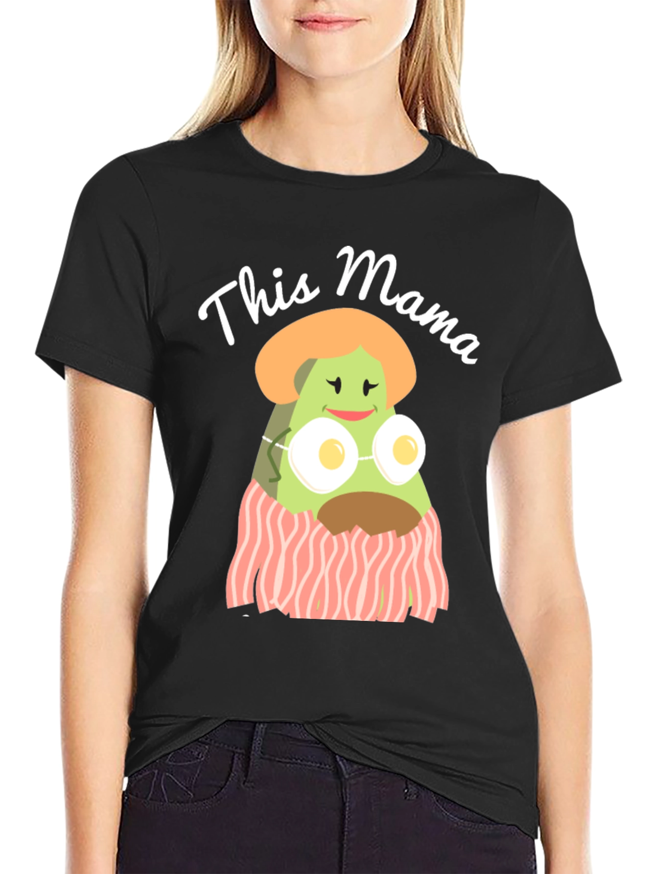This Mama T-Shirt Avocado Bacon Funny Mothers Day