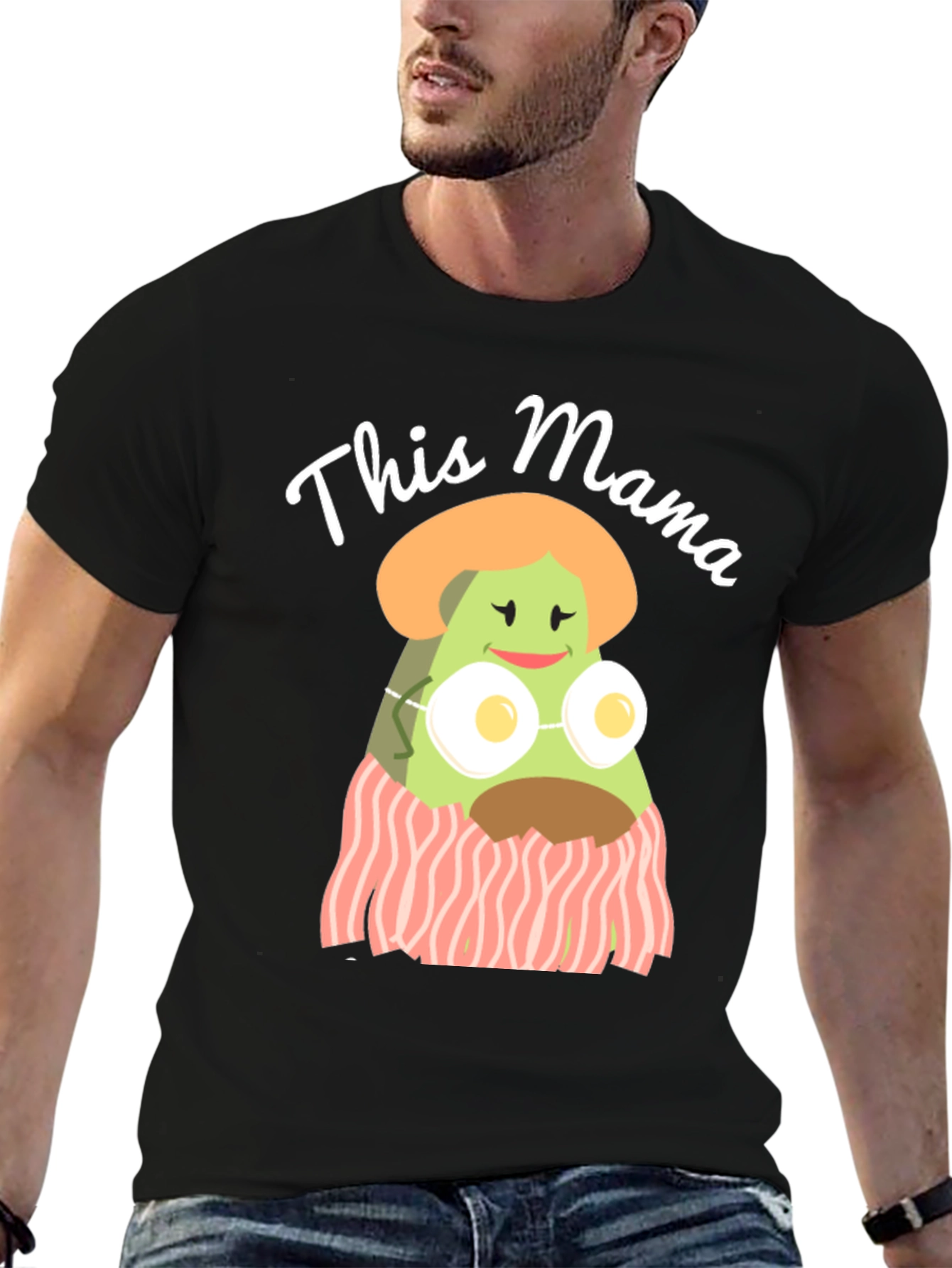 This Mama T-Shirt Avocado Bacon Funny Mothers Day