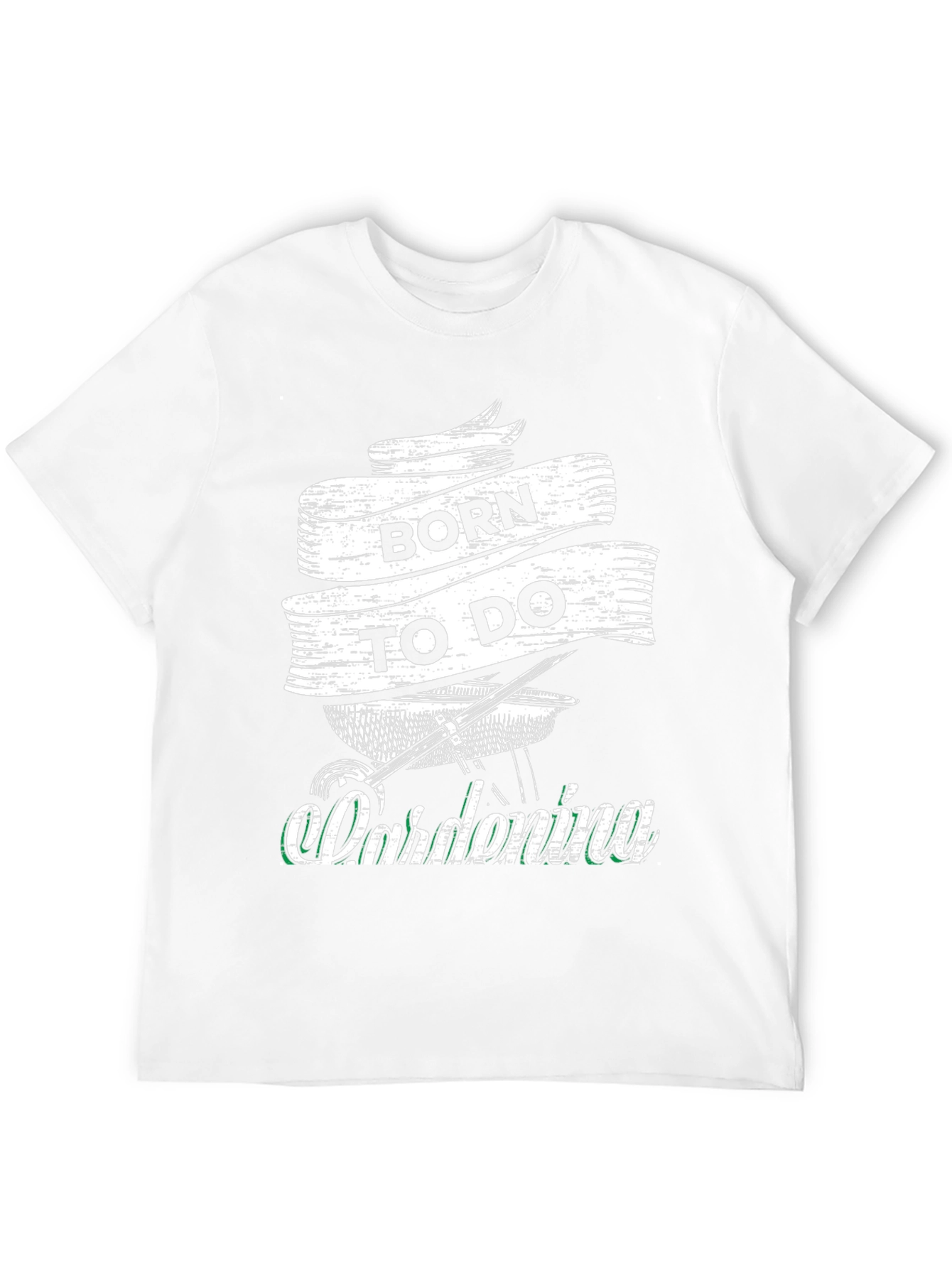 Born to Do Gardening Black T-Shirt