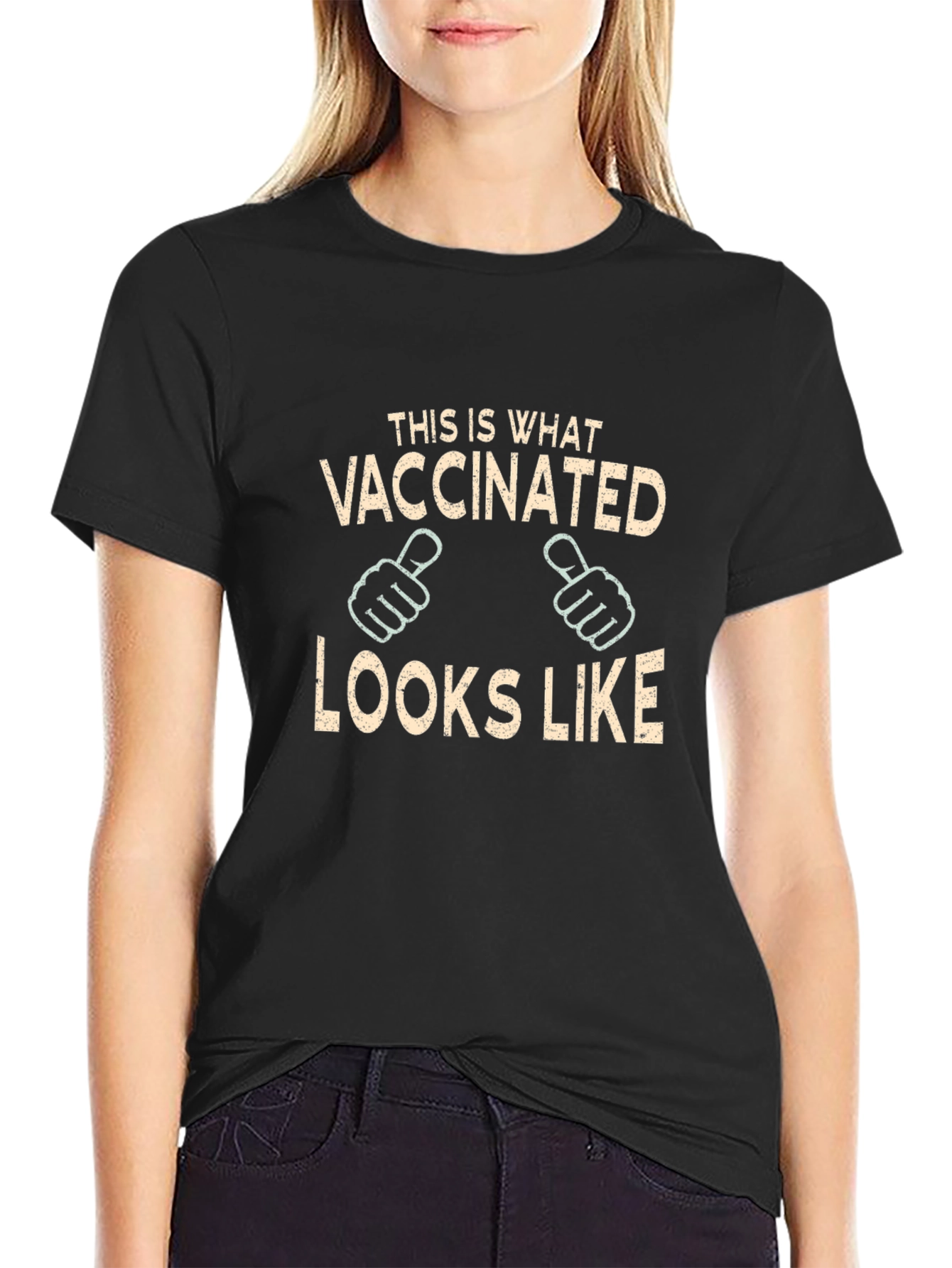 Vaccinated Looks Like T-Shirt