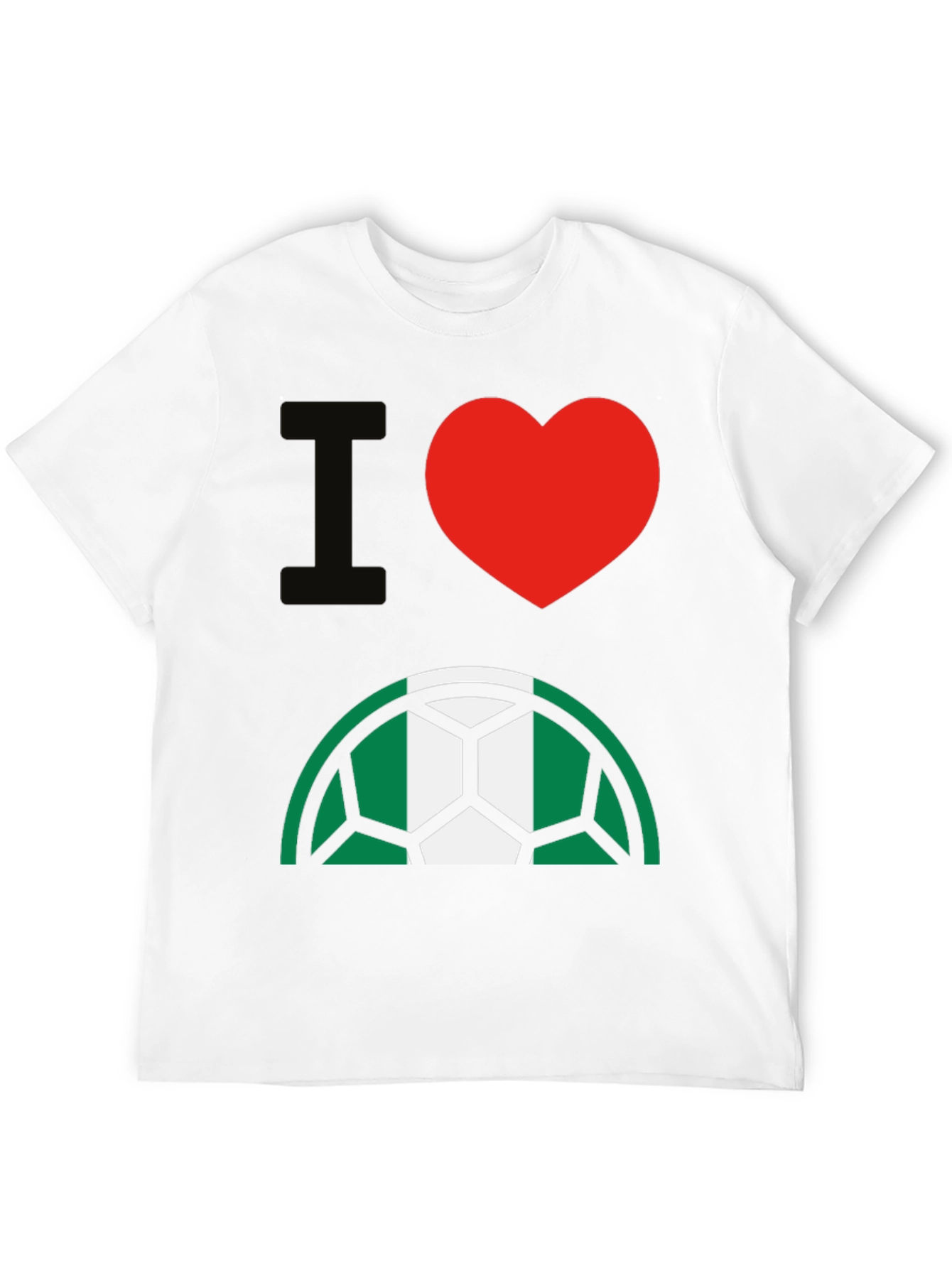 I Love Nigeria Soccer T-Shirt