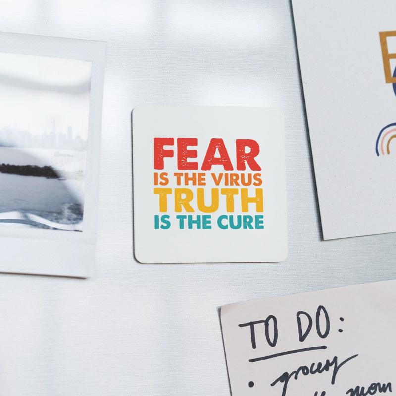 Fear Is The Virus Truth Is The Cure Retro