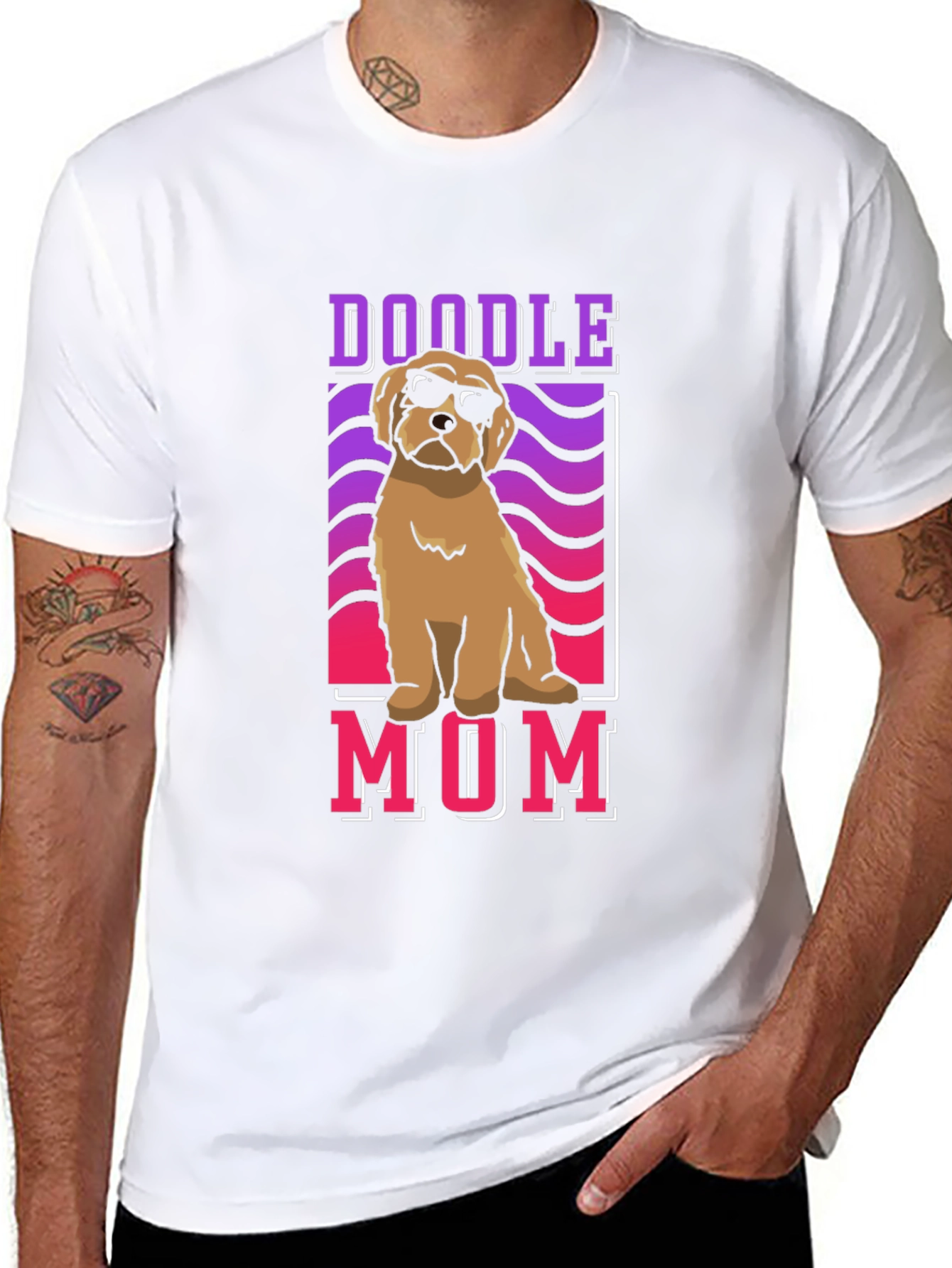 Doodle Mom Graphic Tee - Dog Lover T-Shirt