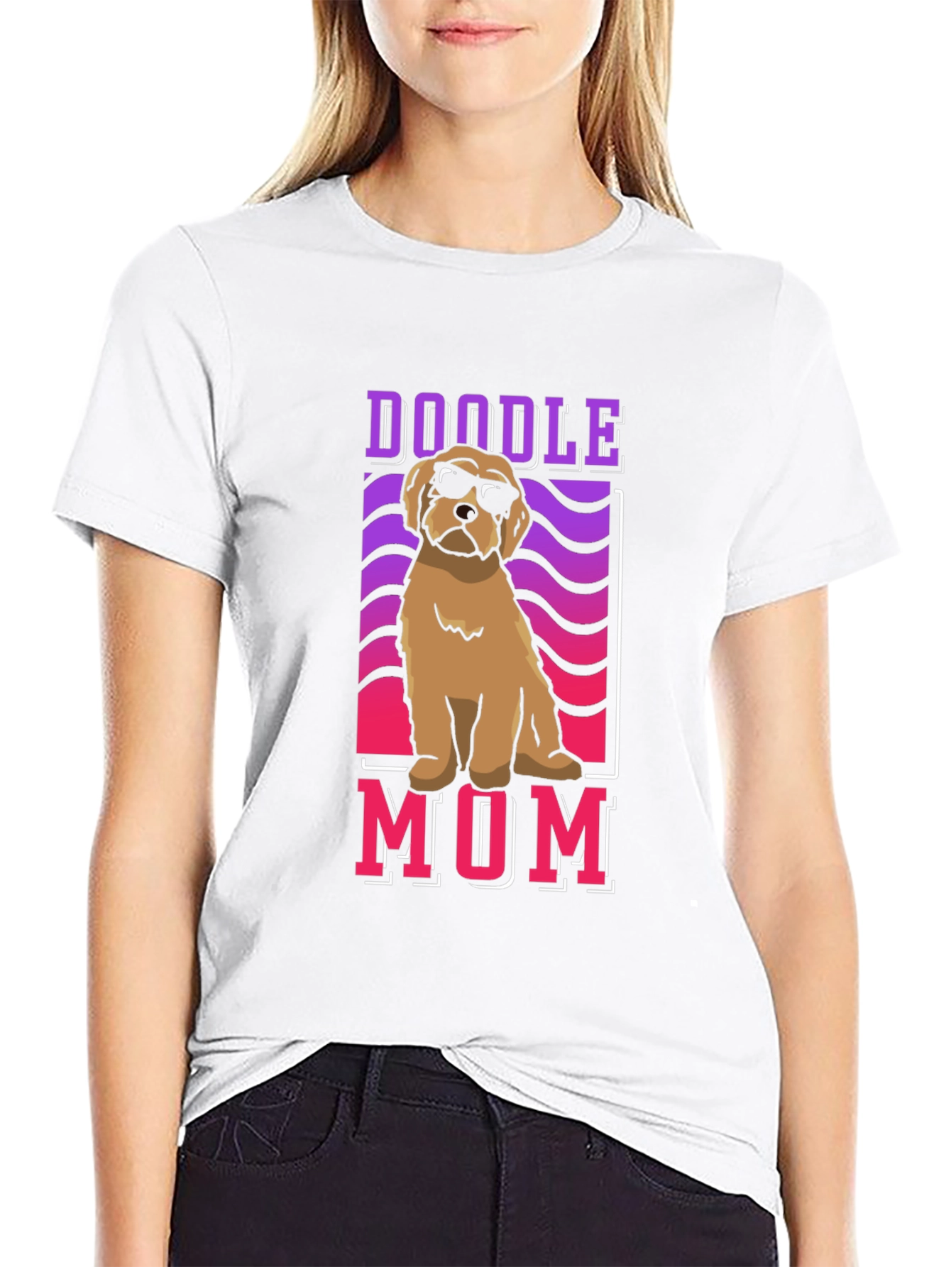 Doodle Mom Graphic Tee - Dog Lover T-Shirt