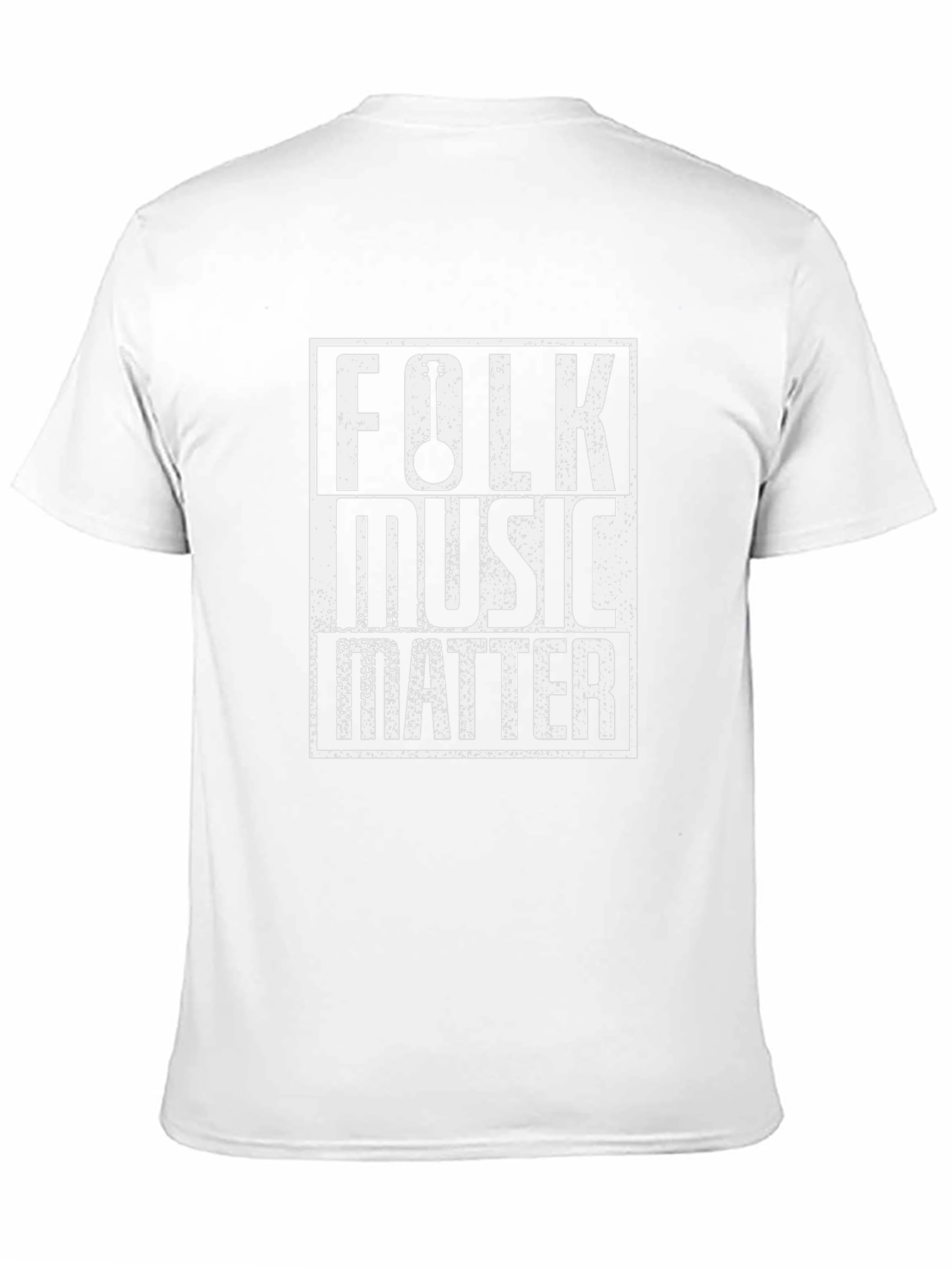 Folk Music Matter T-Shirt - Black Graphic Tee