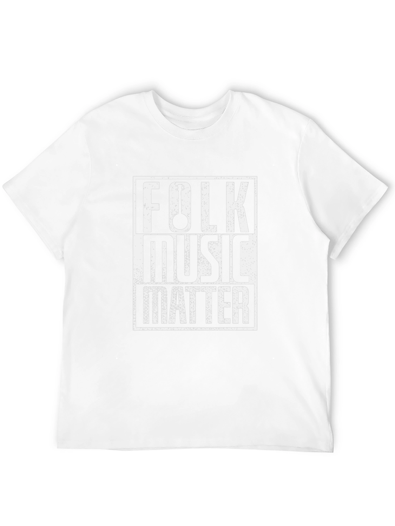 Folk Music Matter T-Shirt - Black Graphic Tee