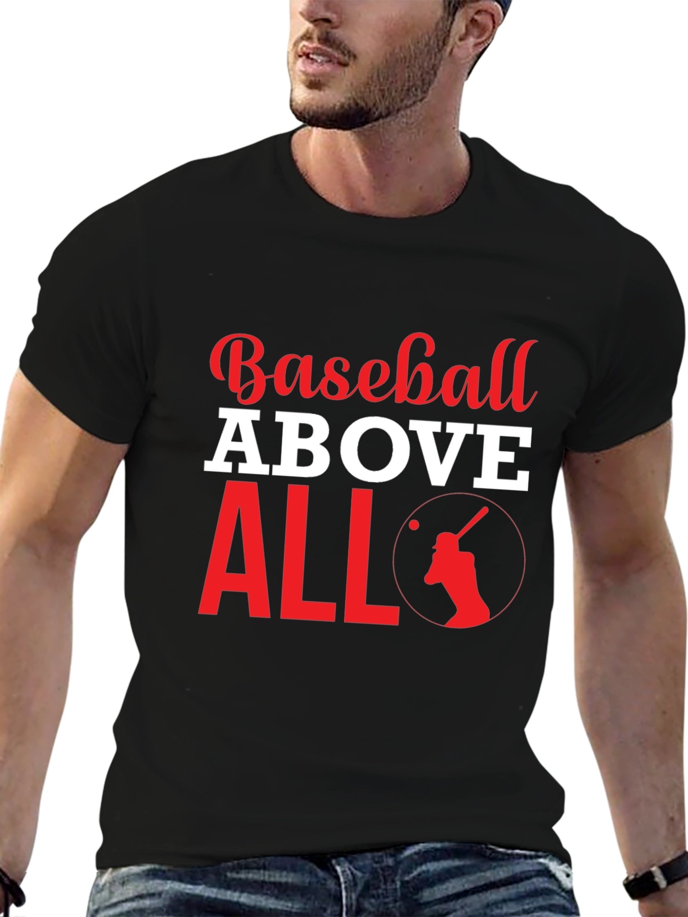 Baseball Above All Black T-Shirt