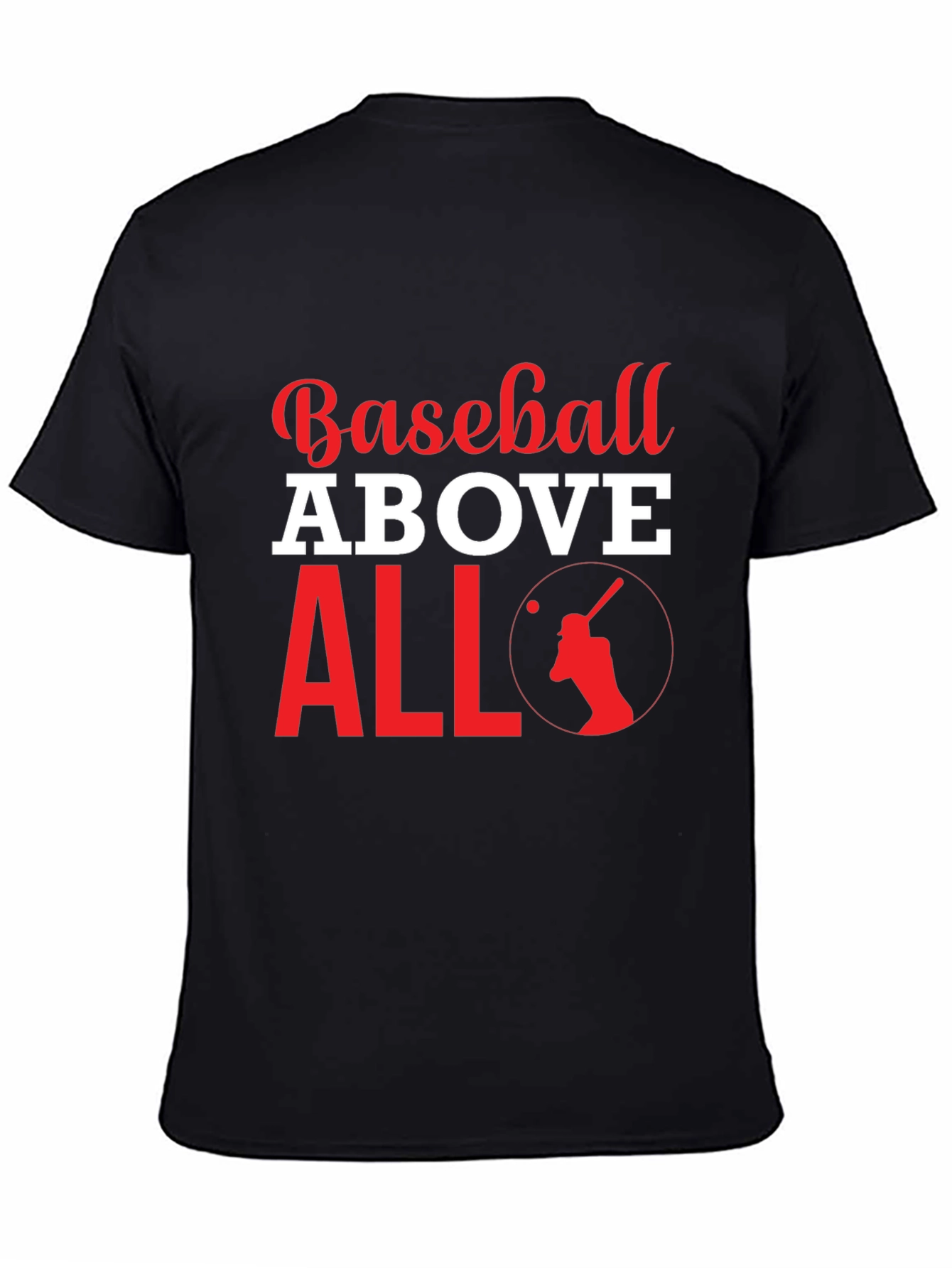 Baseball Above All Black T-Shirt