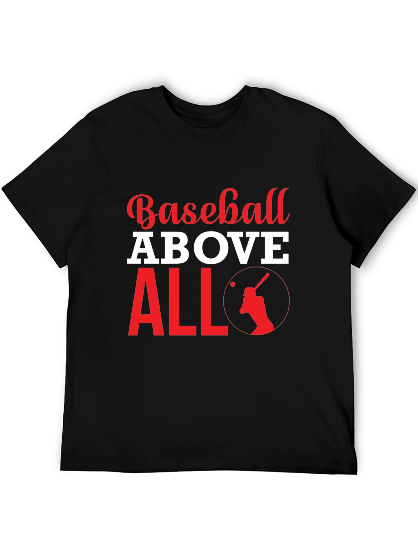 Baseball Above All Black T-Shirt