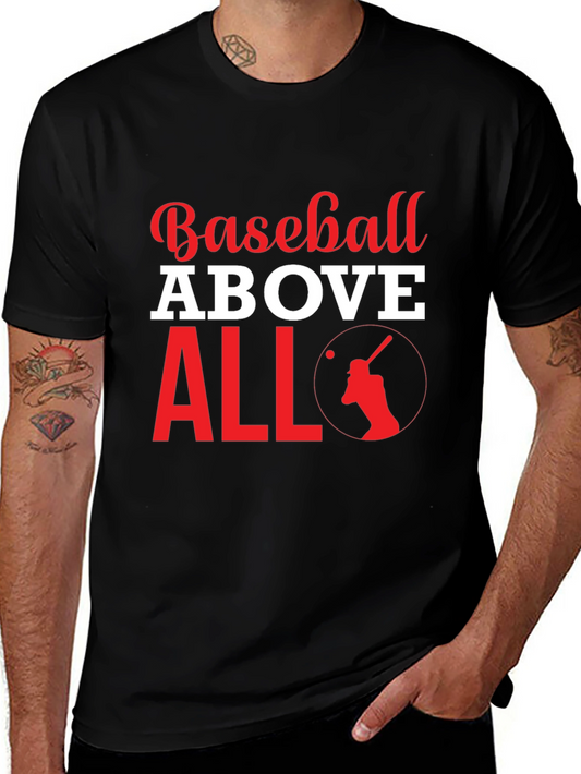 Baseball Above All Black T-Shirt