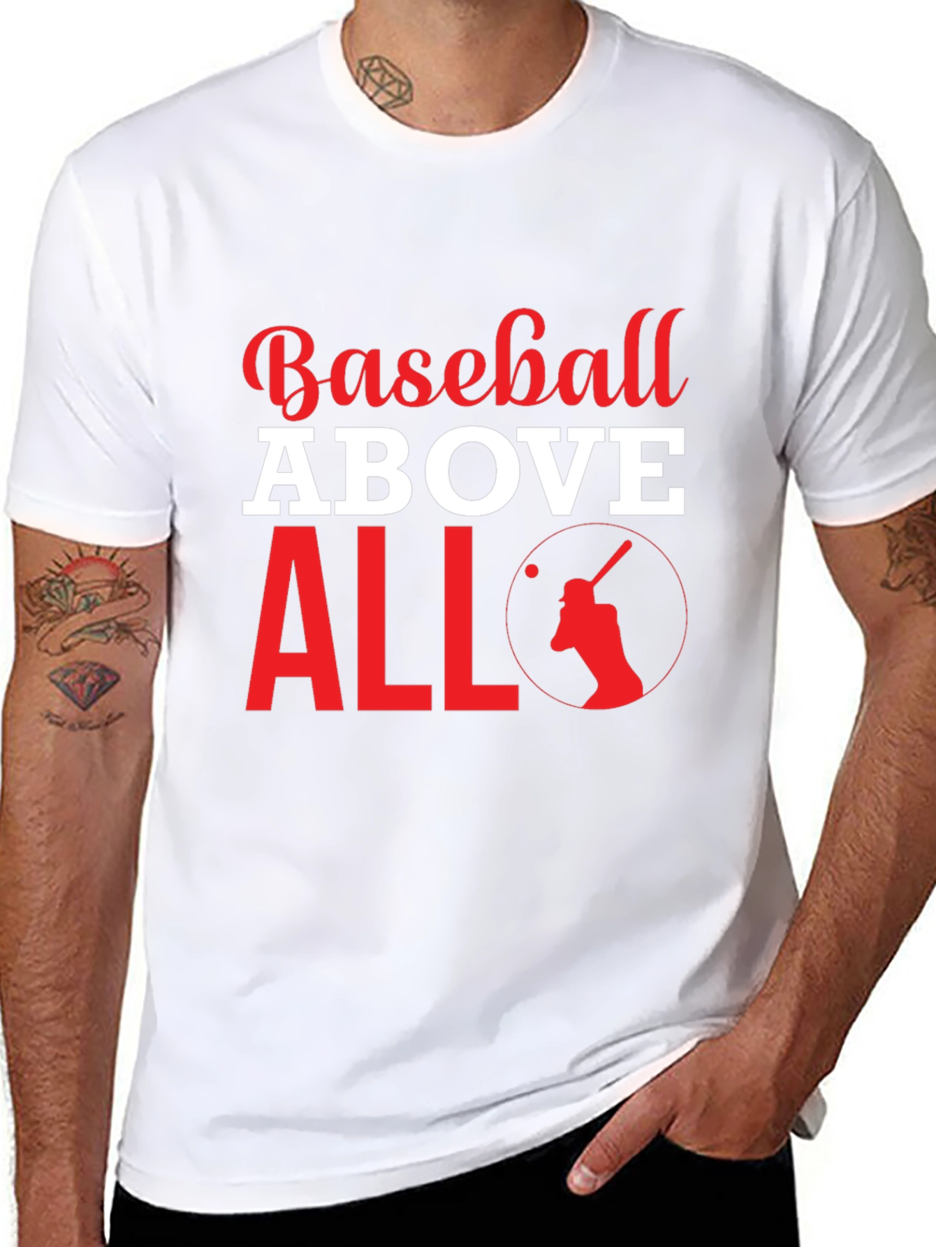 Baseball Above All Black T-Shirt